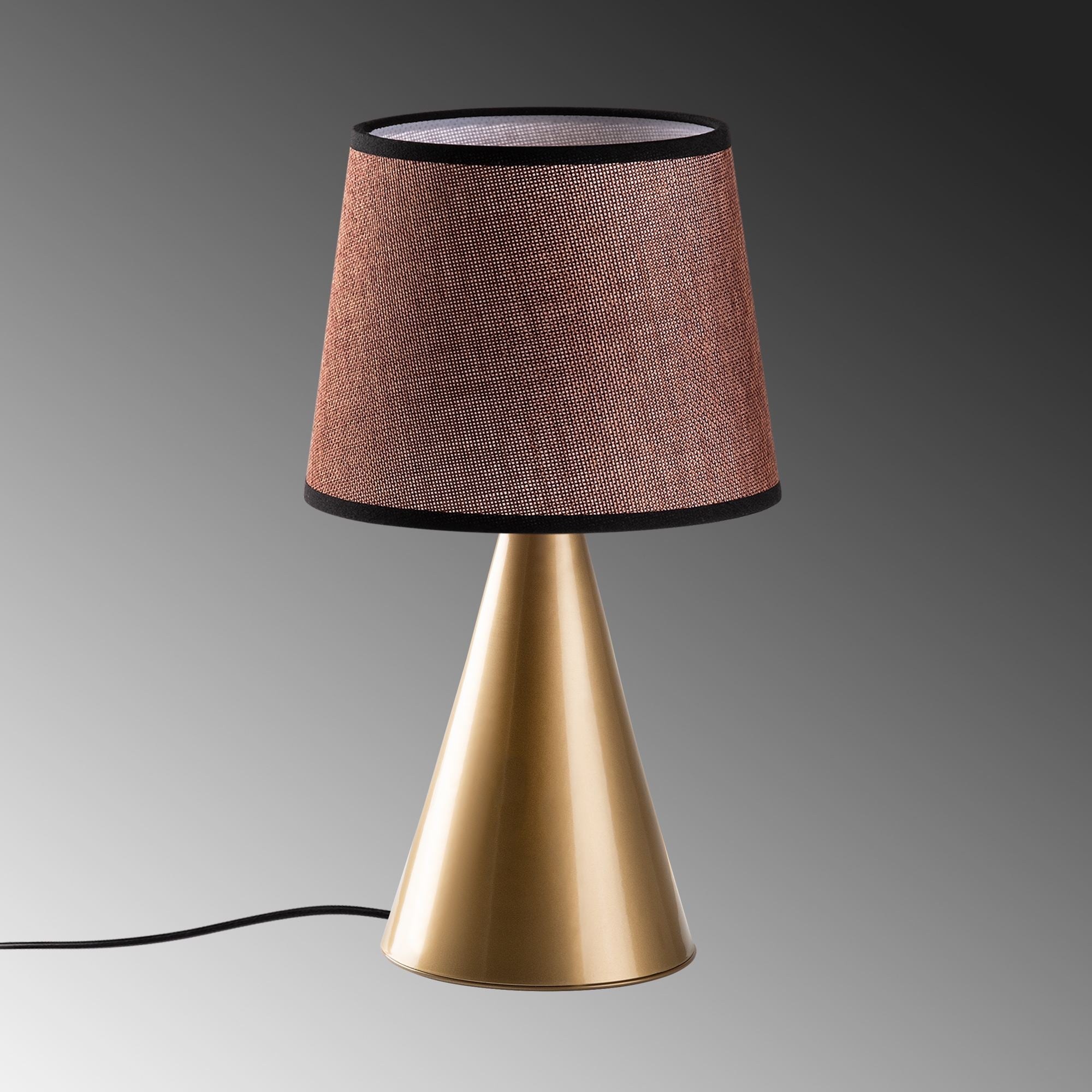 Candeeiro de mesa-Kona-Dourado
Marrom