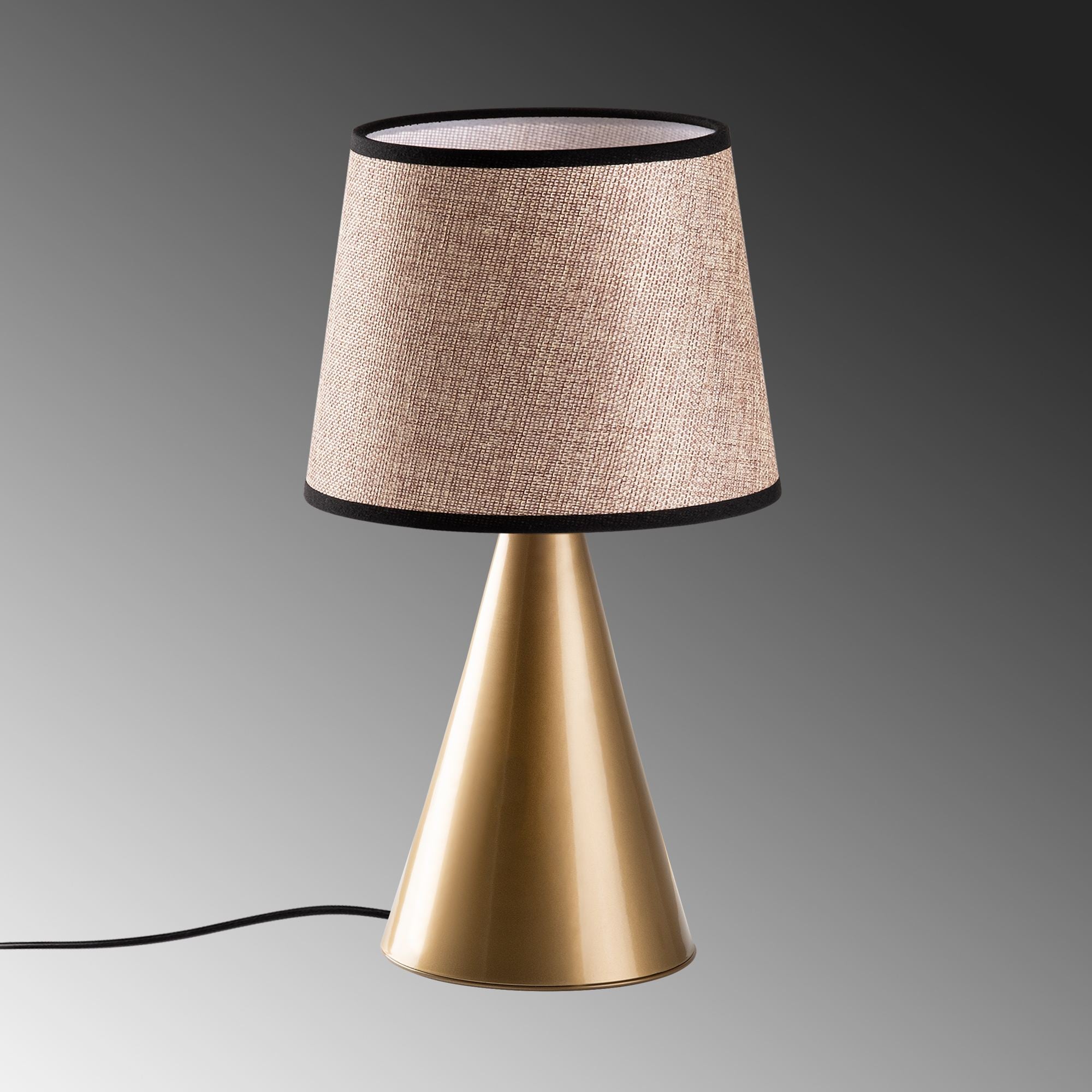 Candeeiro de mesa-Kona-Dourado
Bege