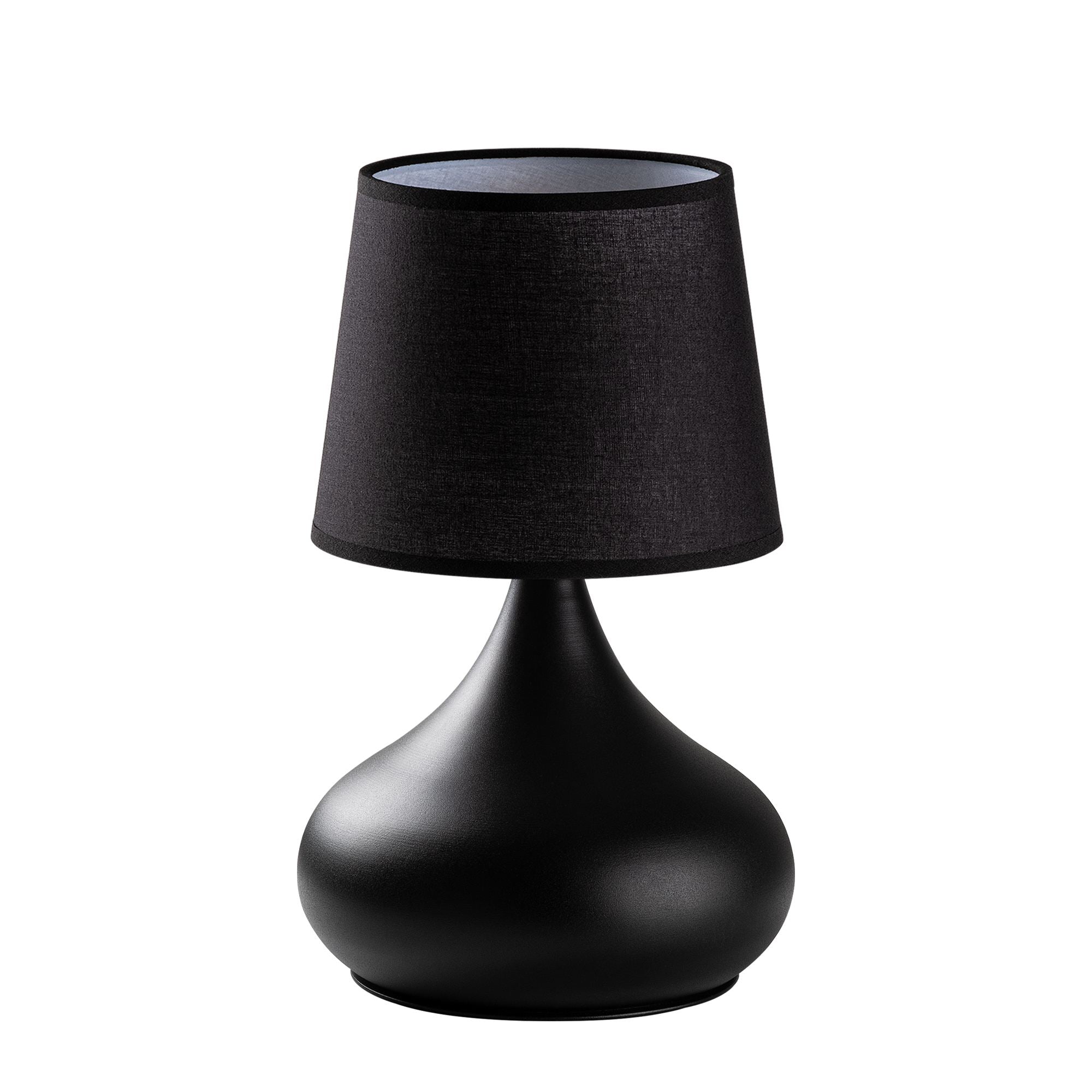 Candeeiro de mesa-Bulbe-Preto
