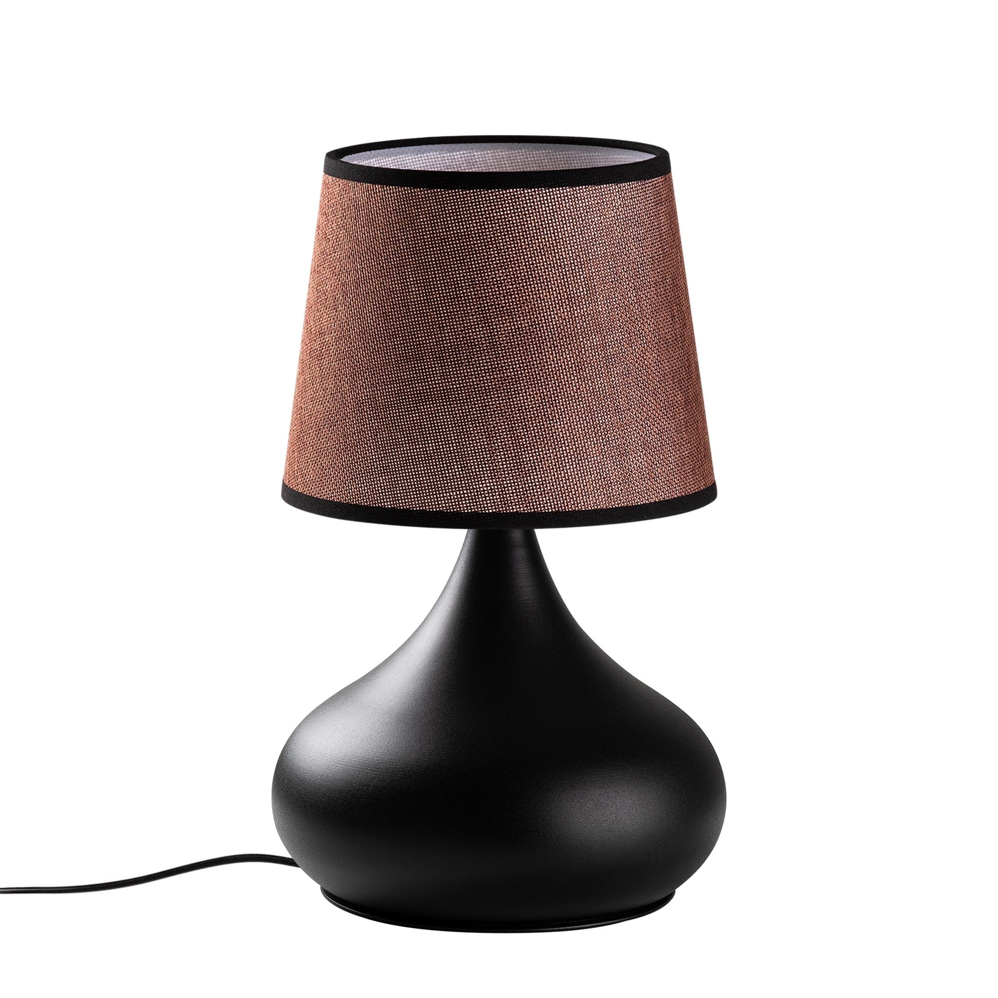 Candeeiro de mesa-Bulbe-Preto
Marrom