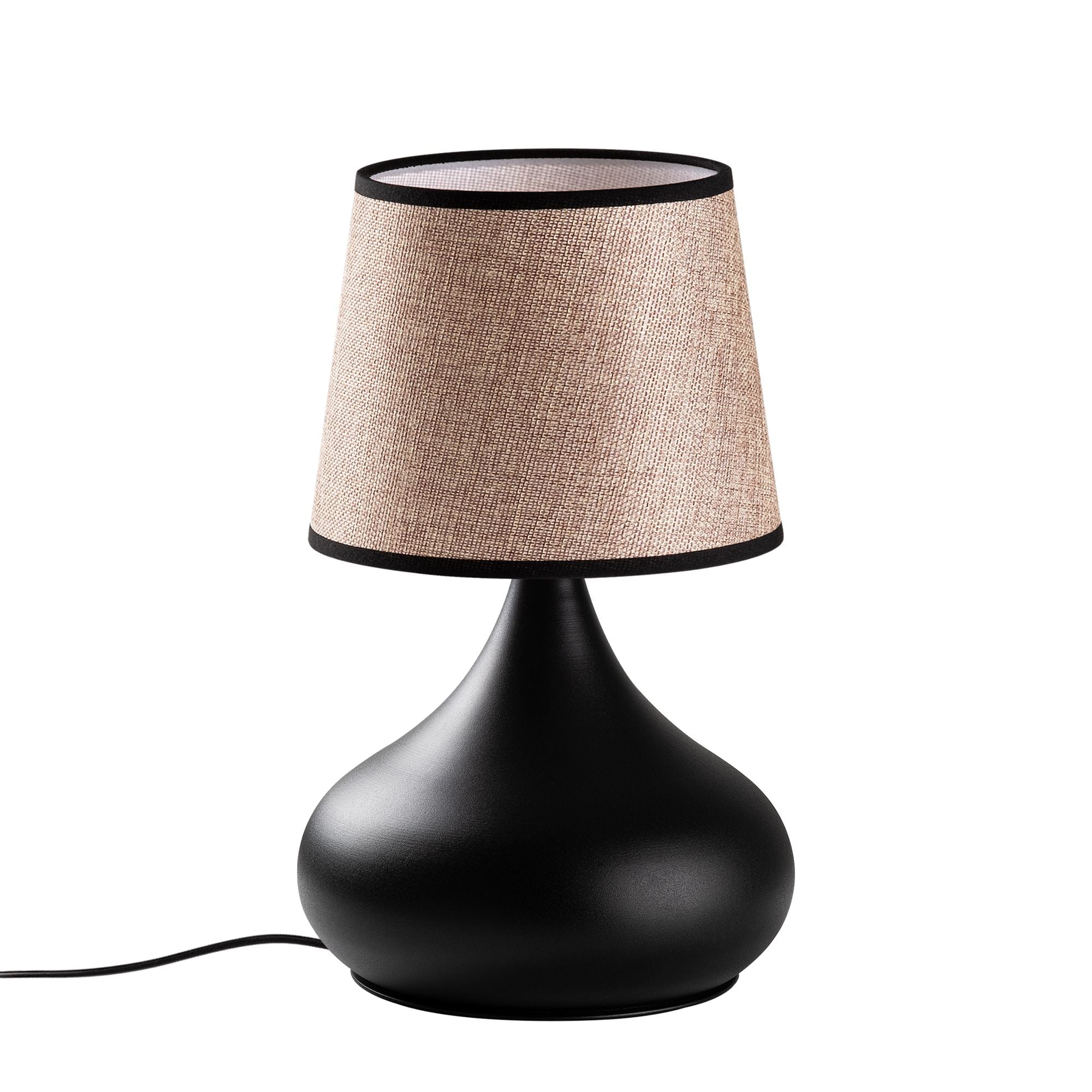 Candeeiro de mesa-Bulbe-Preto
Bege