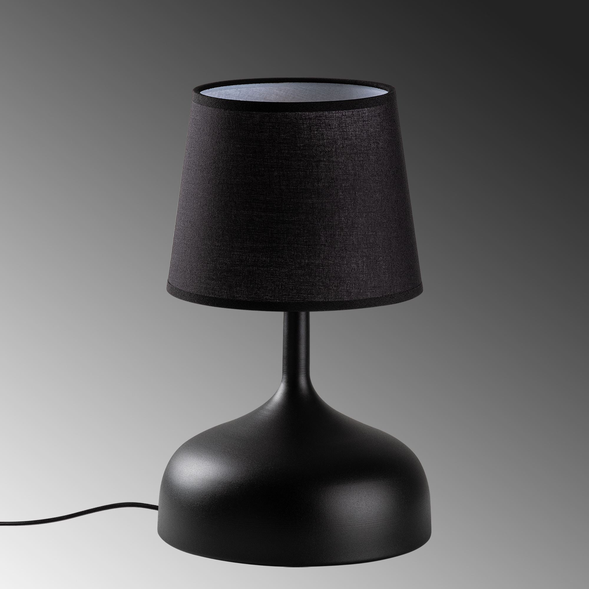 Candeeiro de mesa-Bulbous-Preto