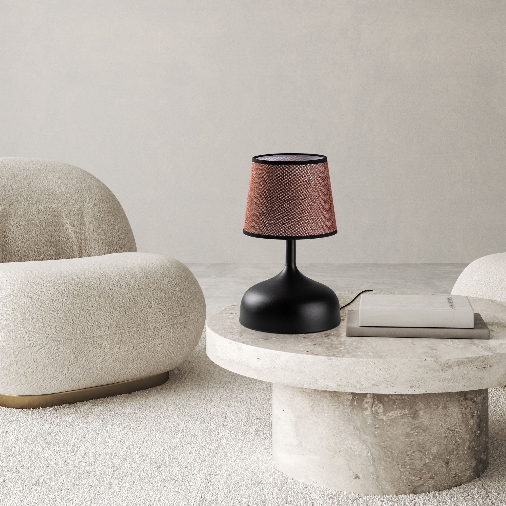 Candeeiro de mesa-Bulbous-Preto
Marrom