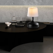 Candeeiro de mesa-Bulbous-Preto
Branco