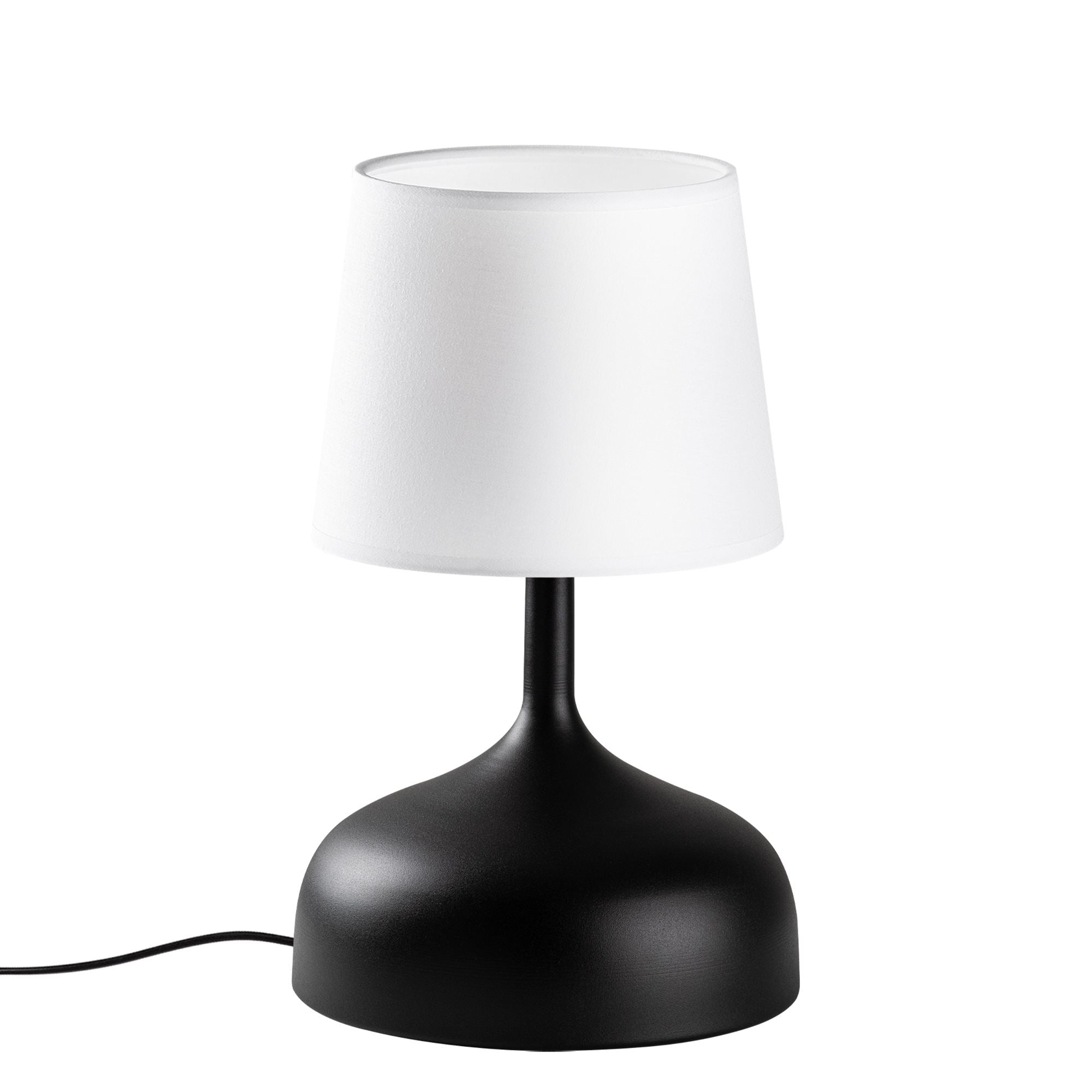 Candeeiro de mesa-Bulbous-Preto
Branco