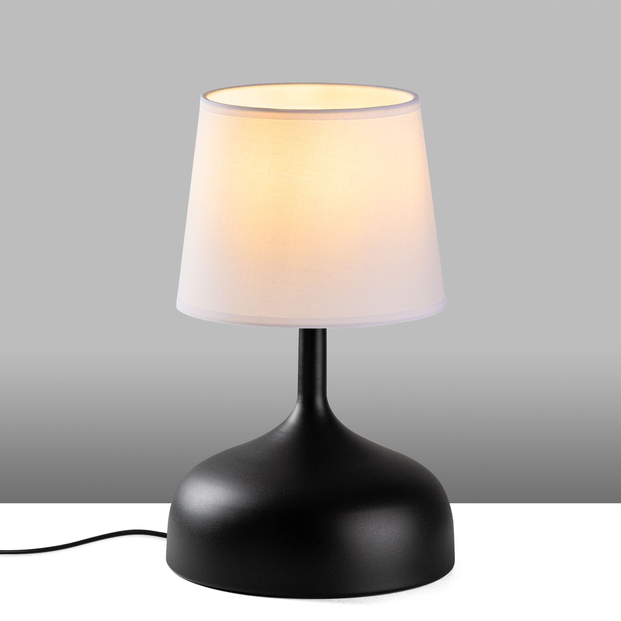 Candeeiro de mesa-Bulbous-Preto
Branco