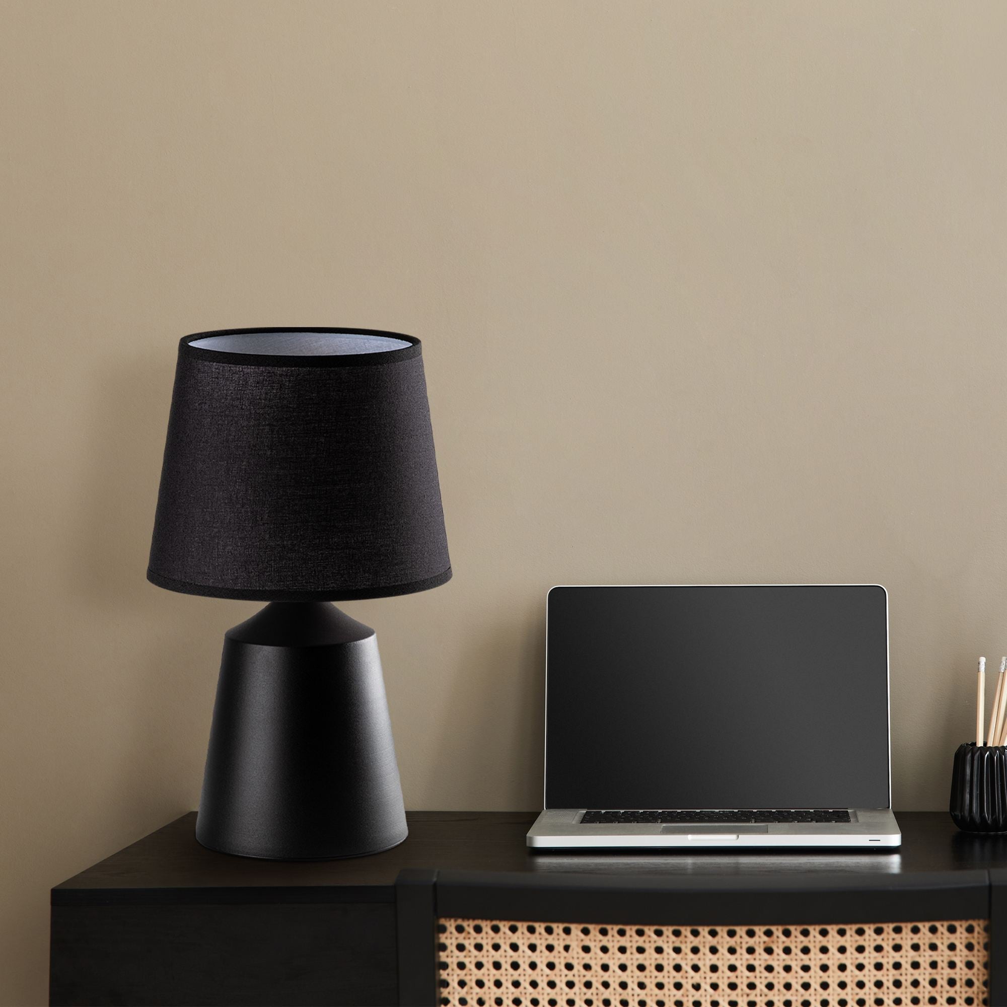 Candeeiro de mesa-Drop-Preto
