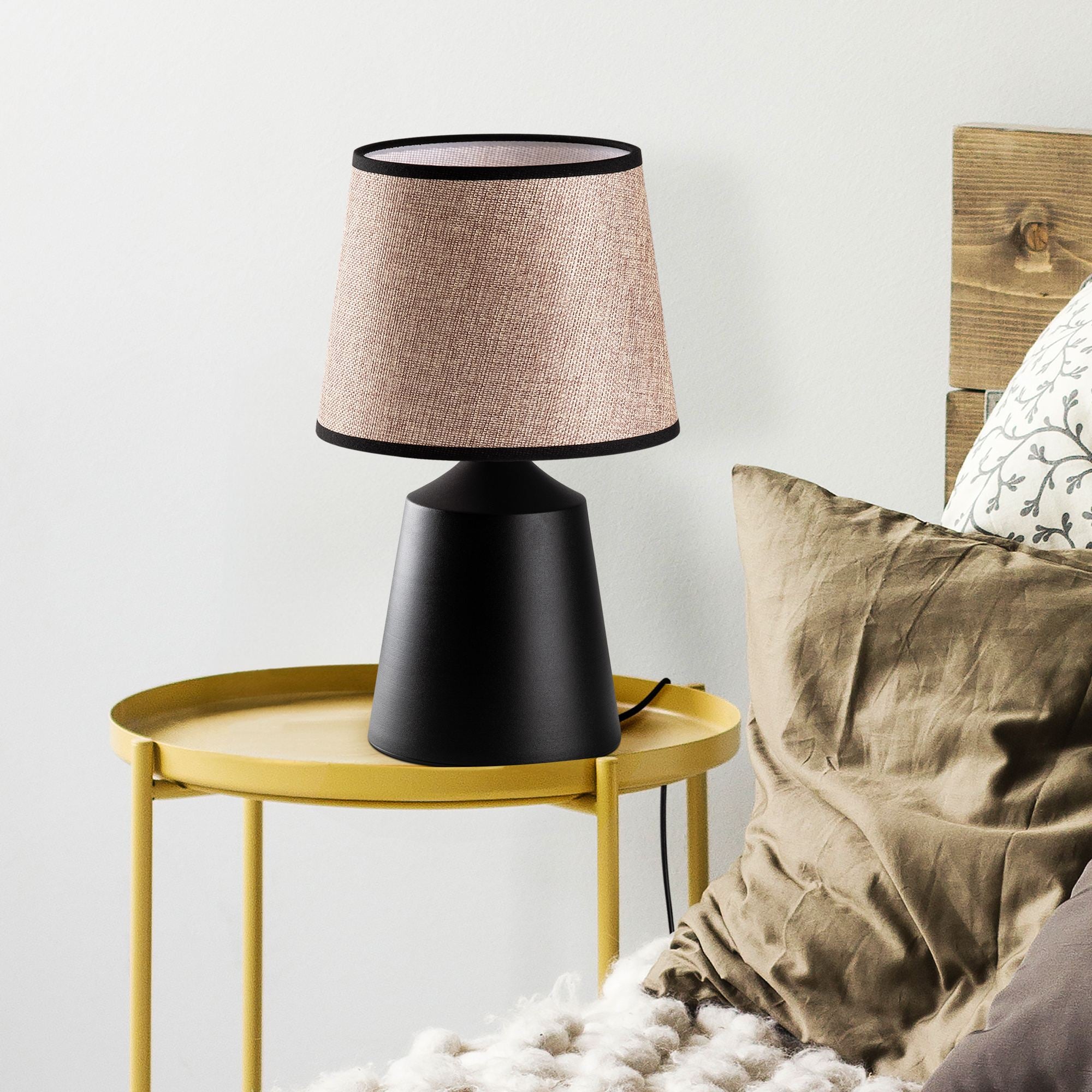 Candeeiro de mesa-Drop-Preto
Bege