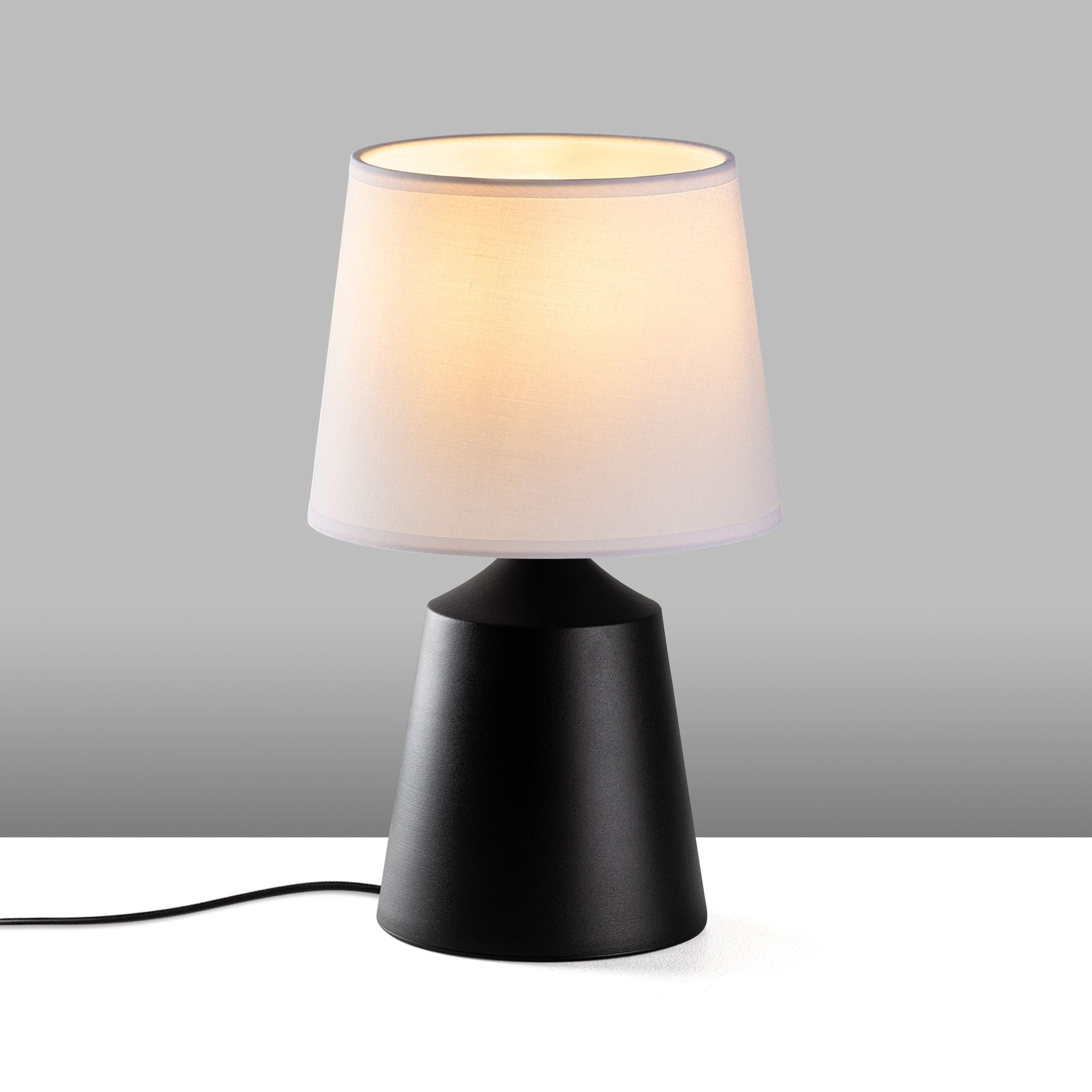 Candeeiro de mesa-Drop-Preto
Branco