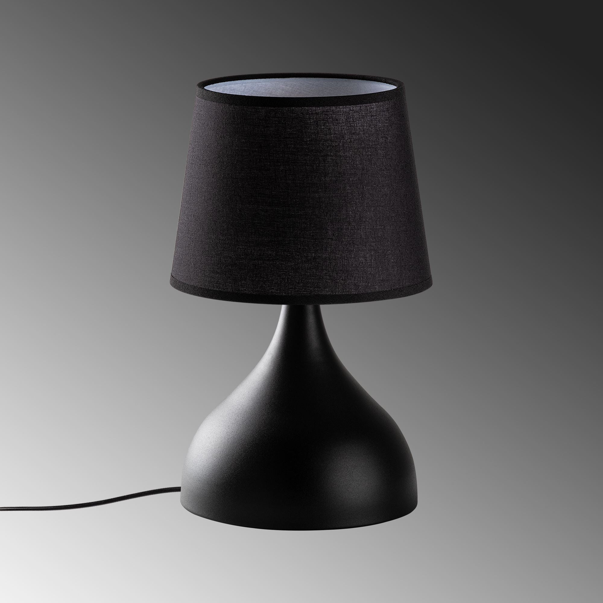 Candeeiro de mesa-Gota-Preto