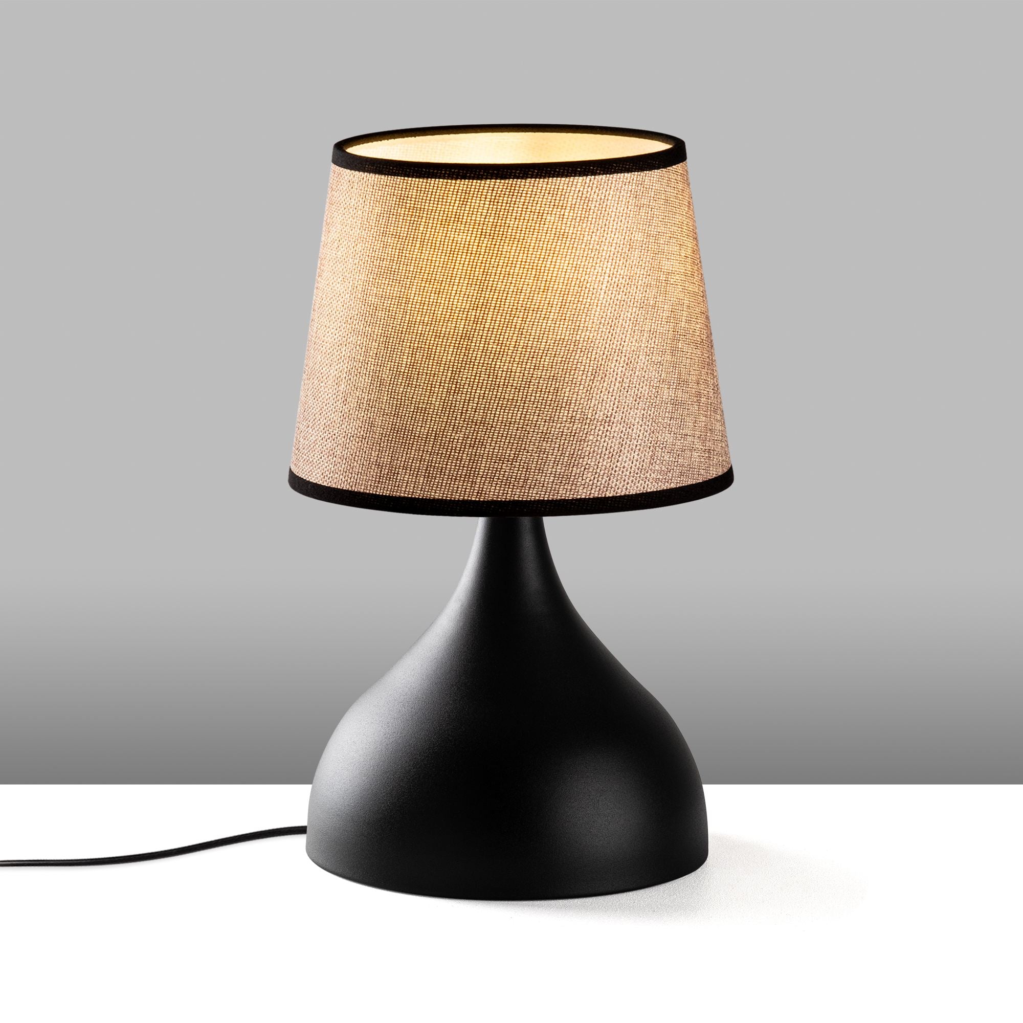 Candeeiro de mesa-Gota-Preto
Bege