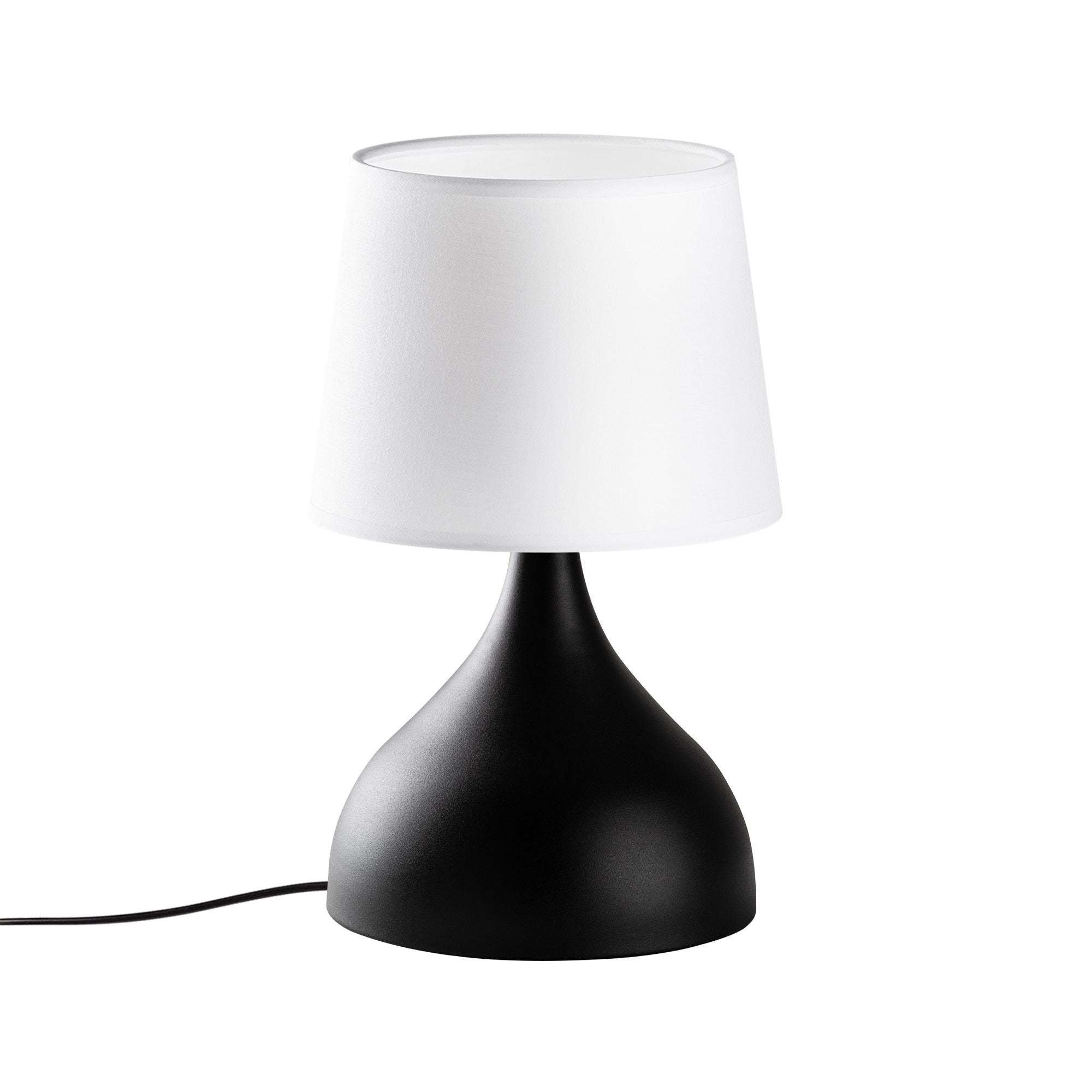 Candeeiro de mesa-Gota-Preto
Branco