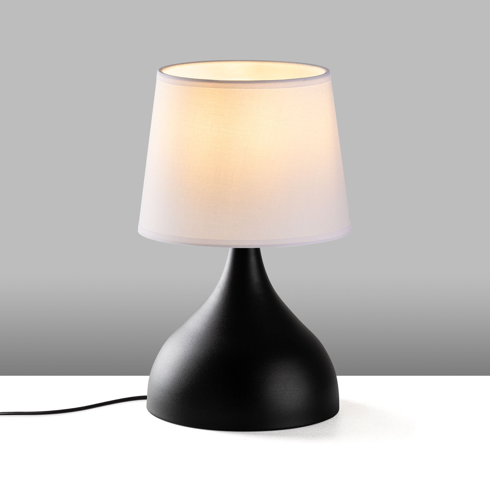 Candeeiro de mesa-Gota-Preto
Branco