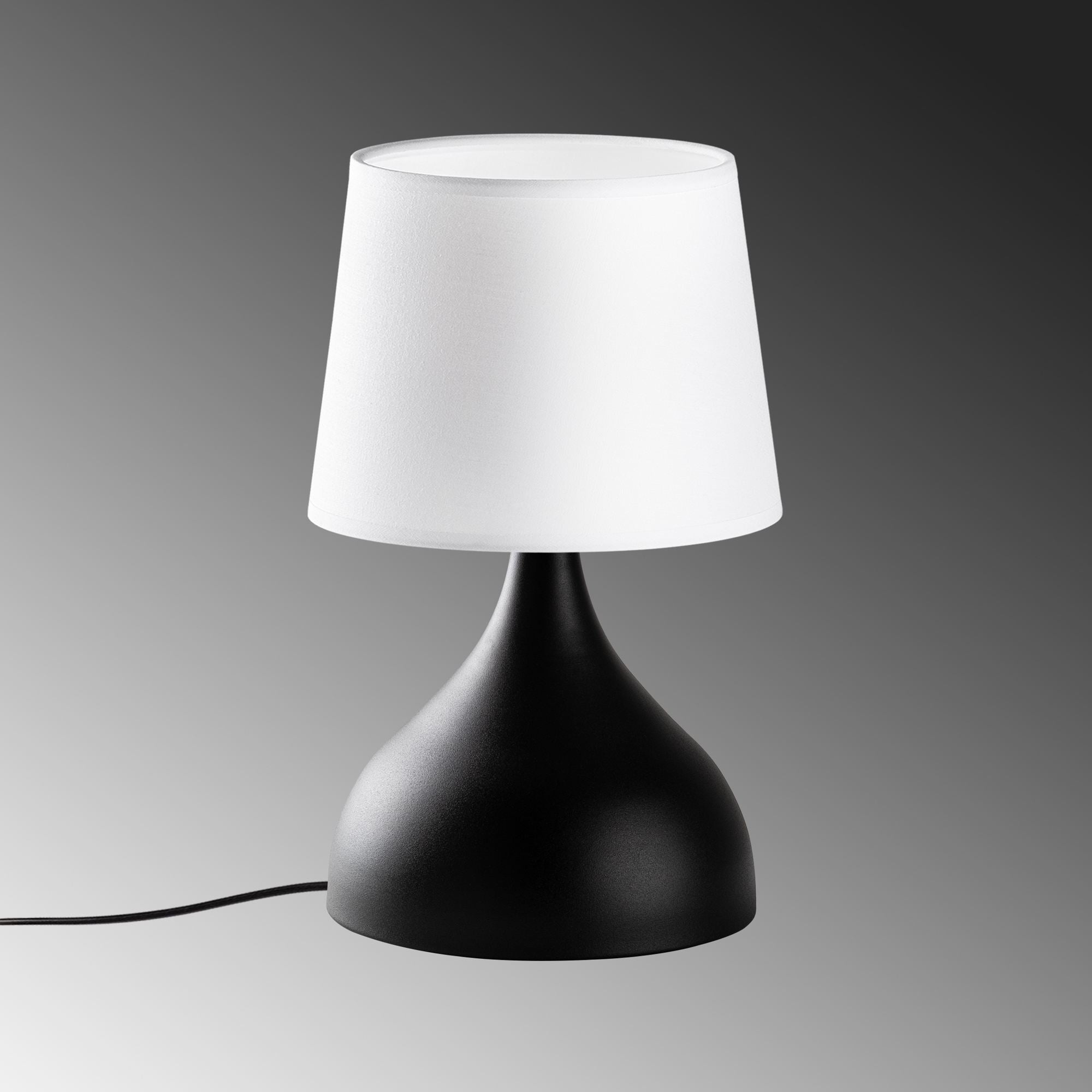 Candeeiro de mesa-Gota-Preto
Branco