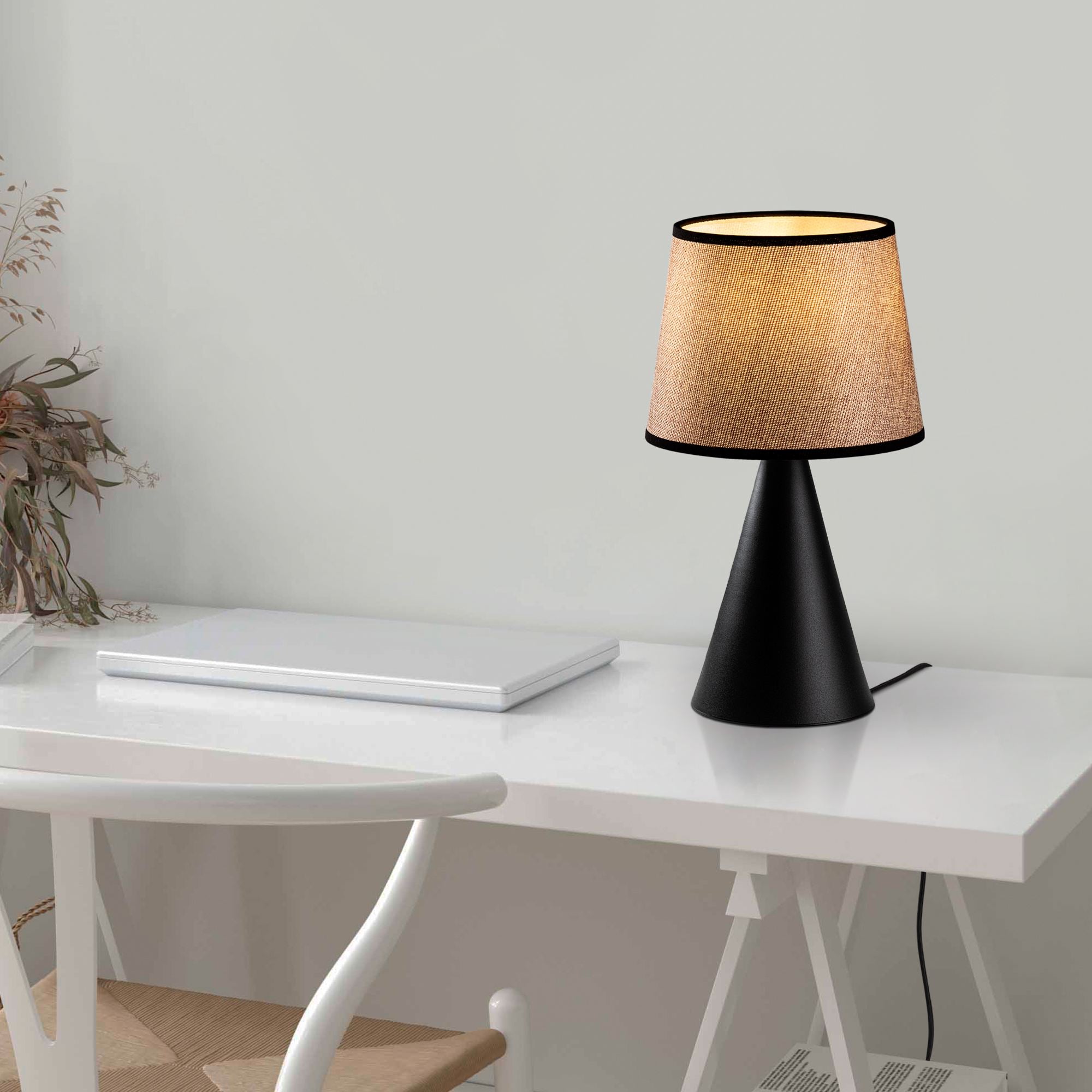 Candeeiro de mesa-Kona-Preto
Bege
