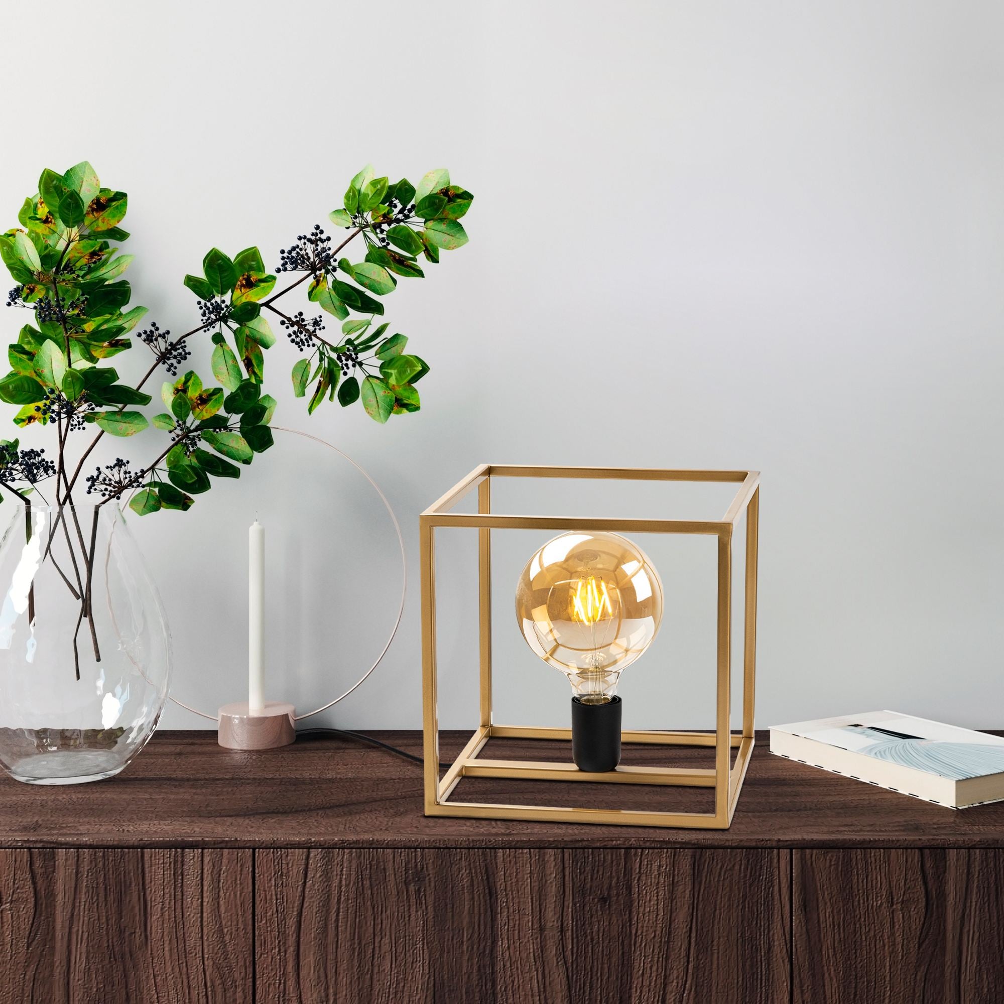 Candeeiro de mesa-Kafes-Ouro