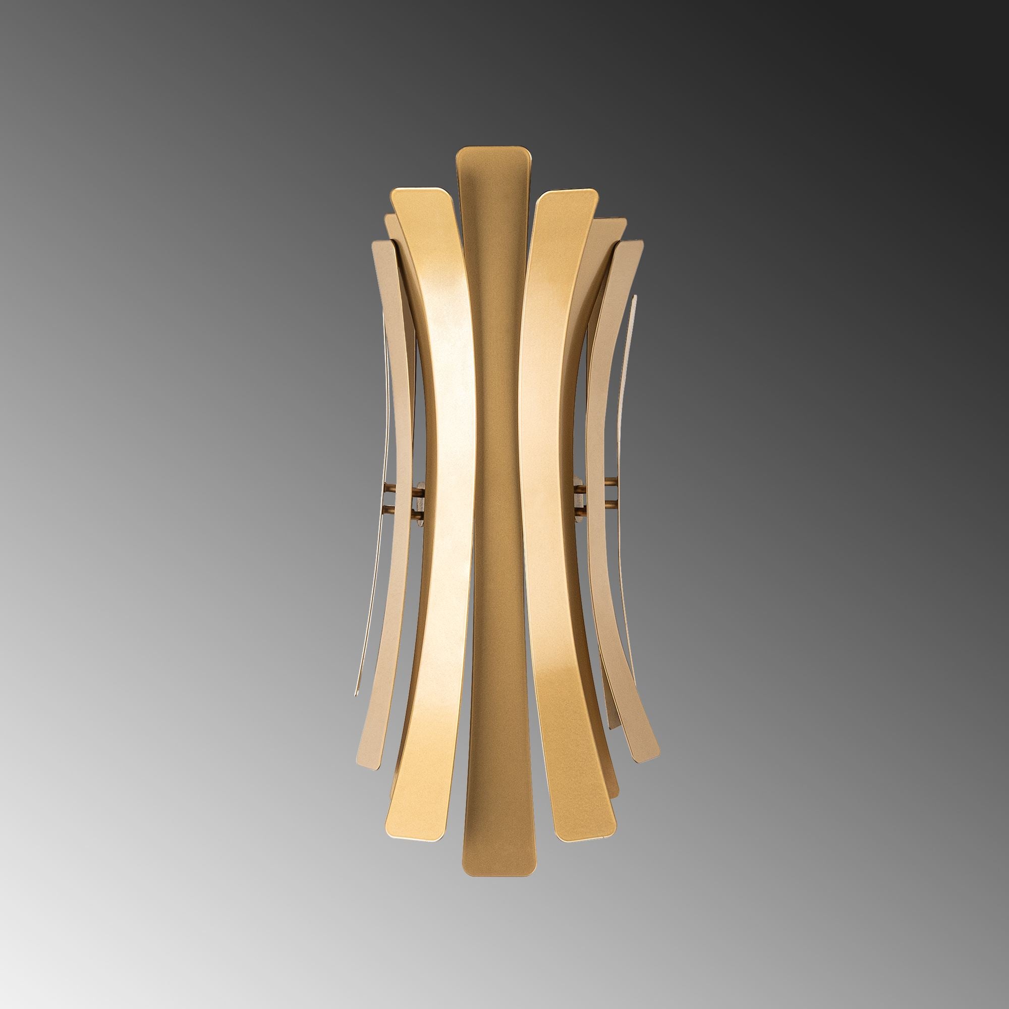 Candeeiro de Parede – 48 cm – Dourado – Metal