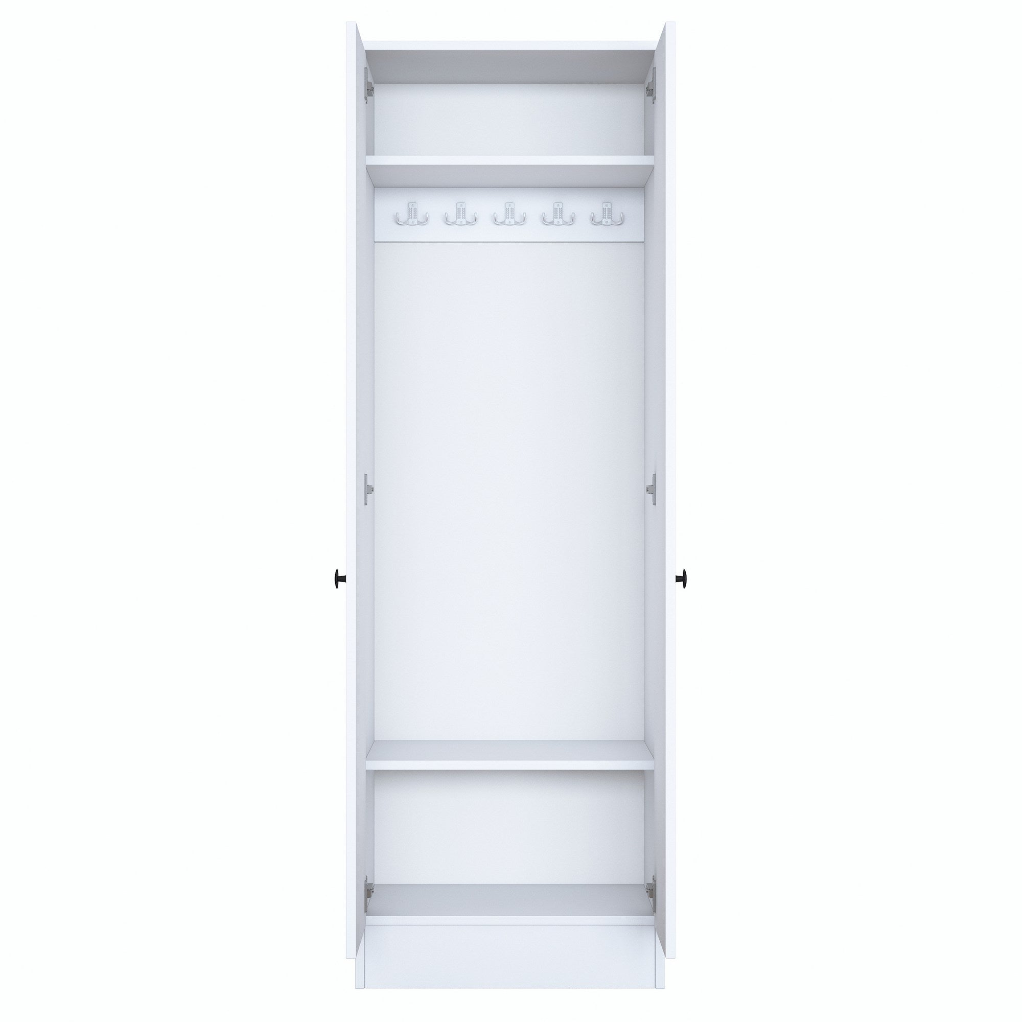 Aparador de hall – 59,8 x 182,8 x 37,5 cm – Branco – 100% aglomerado E1 revestido com melamina