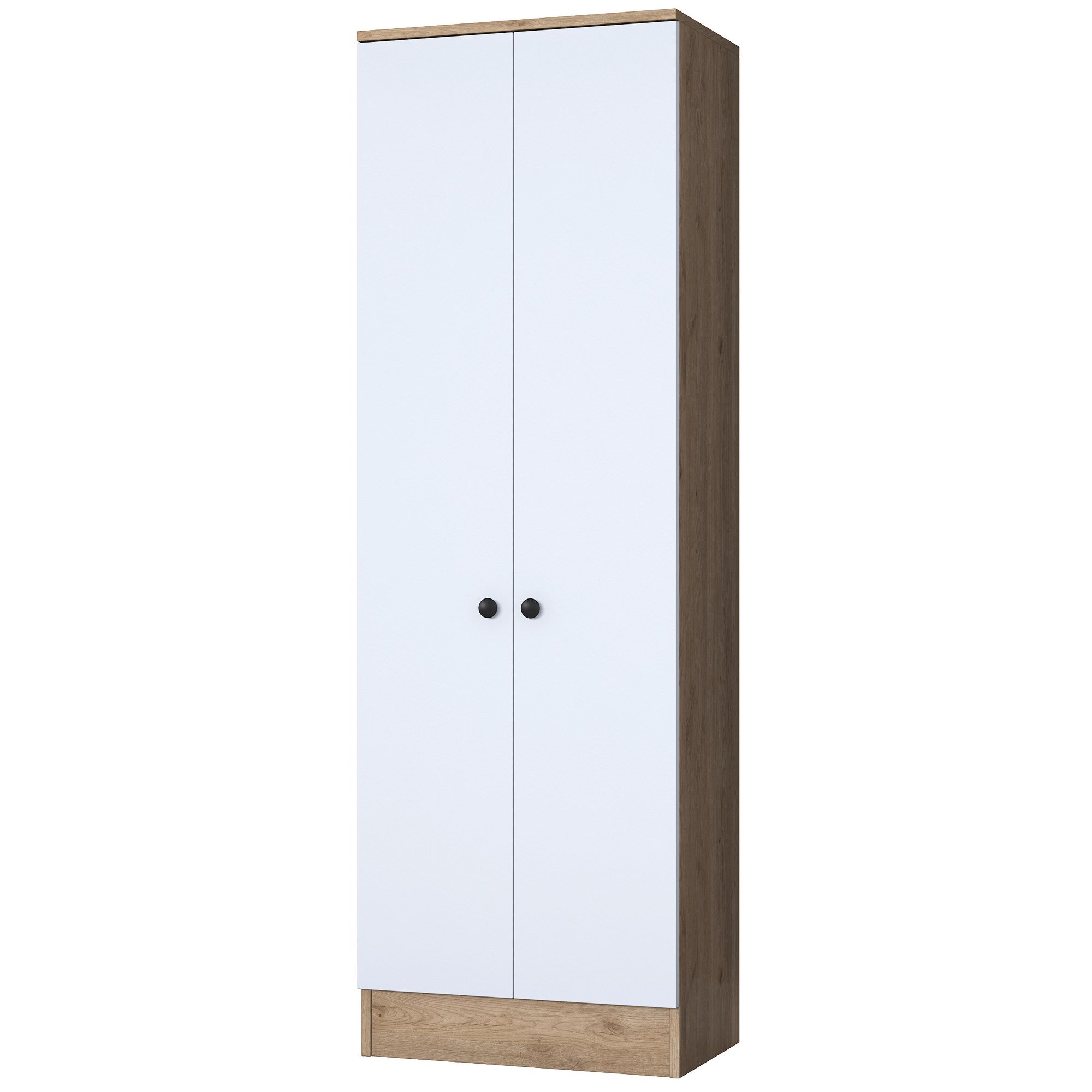 Conjunto para hall de entrada – 59,8 x 182,8 x 37,5 cm – Branco e Nogueira – Aglomerado de partículas