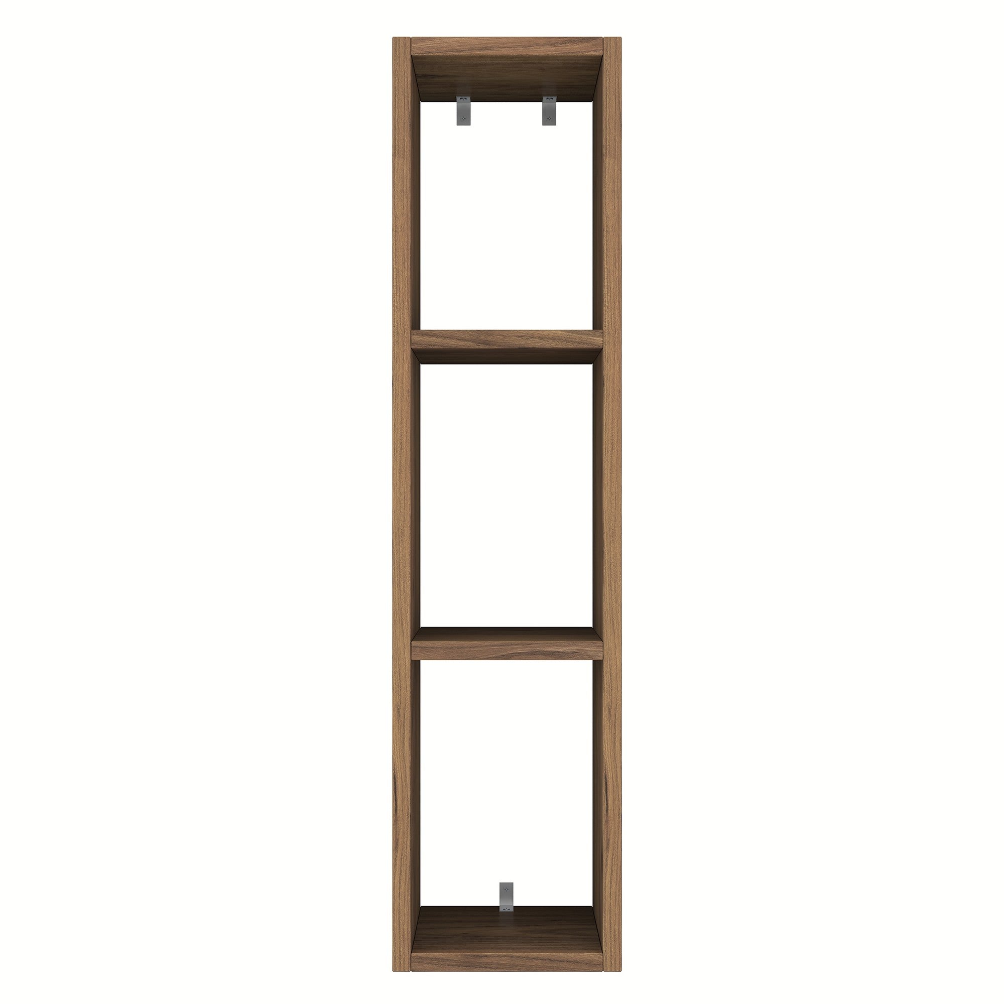 Prateleira de parede escandinava, cor nogueira, 22,1 x 90 x 18,5 cm | Painel de partículas 100% revestido com melamina | Solução de armazenamento elegante e funcional para casa