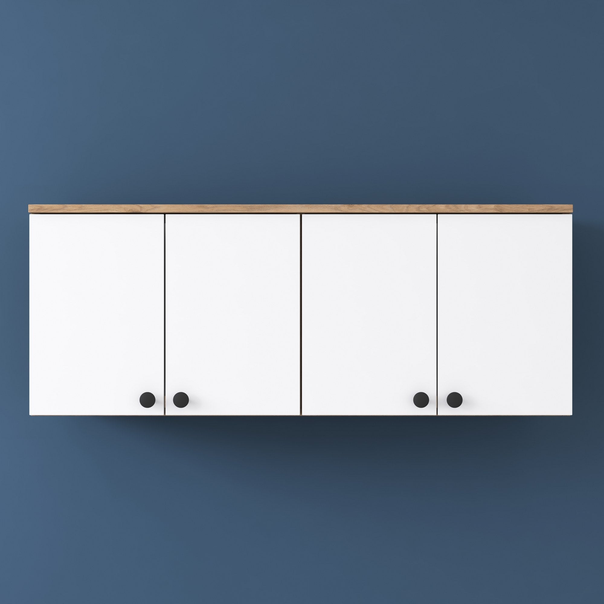 Armário multifuncional – 120 x 46,8 x 42,5 cm – nogueira e branco – painel de partículas revestido de melamina