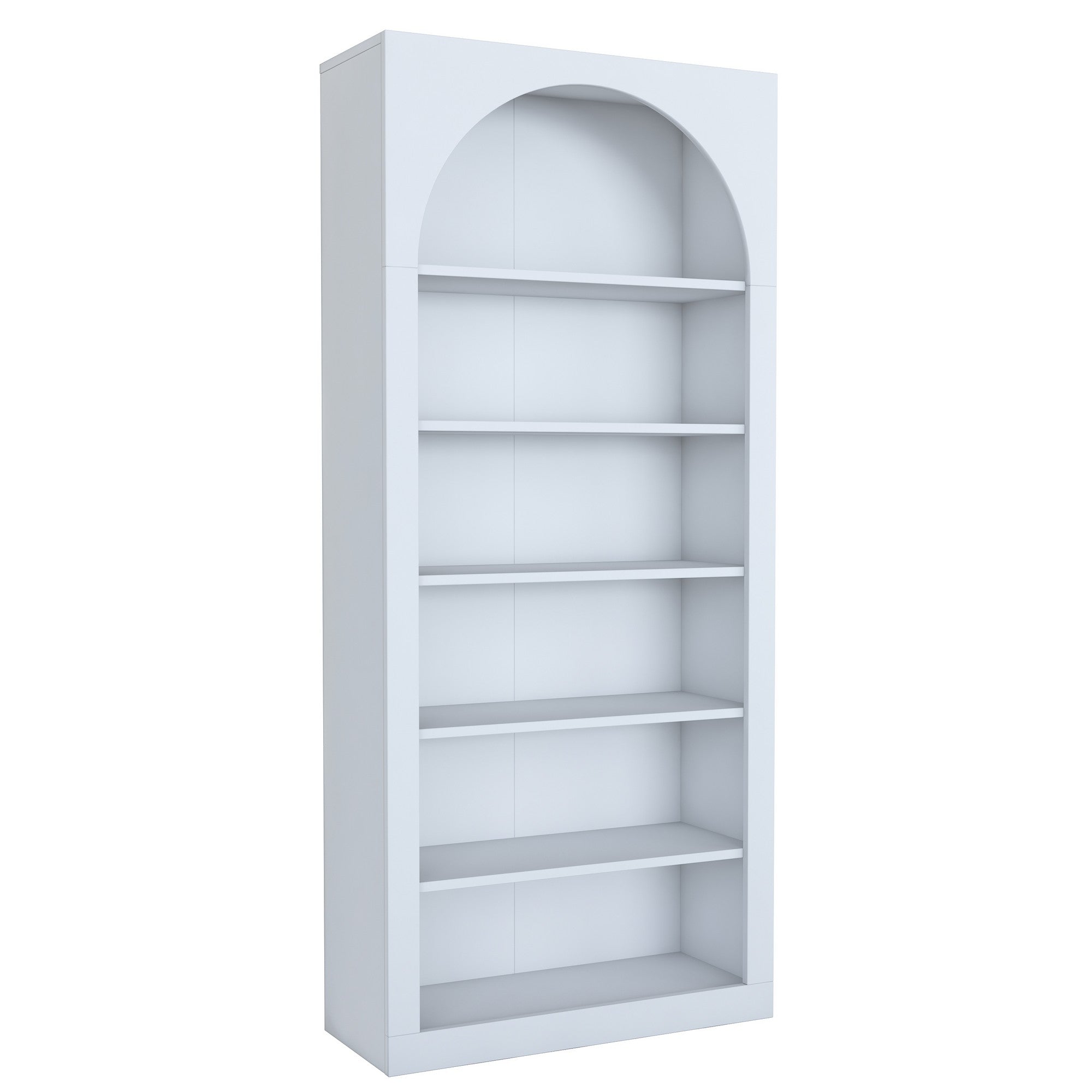 Estante de livros – 80 x 180 x 31,5 cm – Branco – Aglomerado E1 revestido em melamina