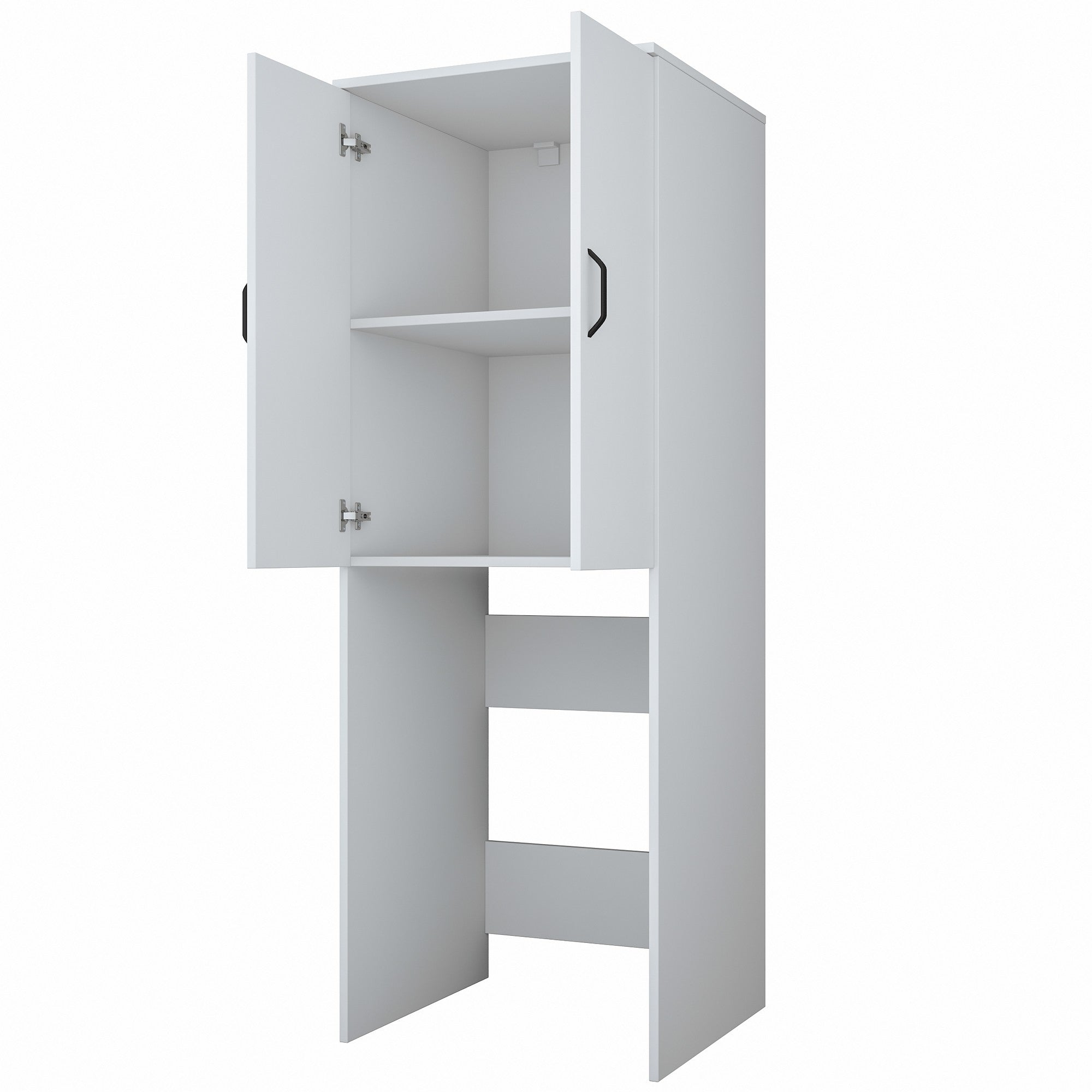 Armário para máquina de lavar – 65 x 181,8 x 62,5 cm – branco – aglomerado