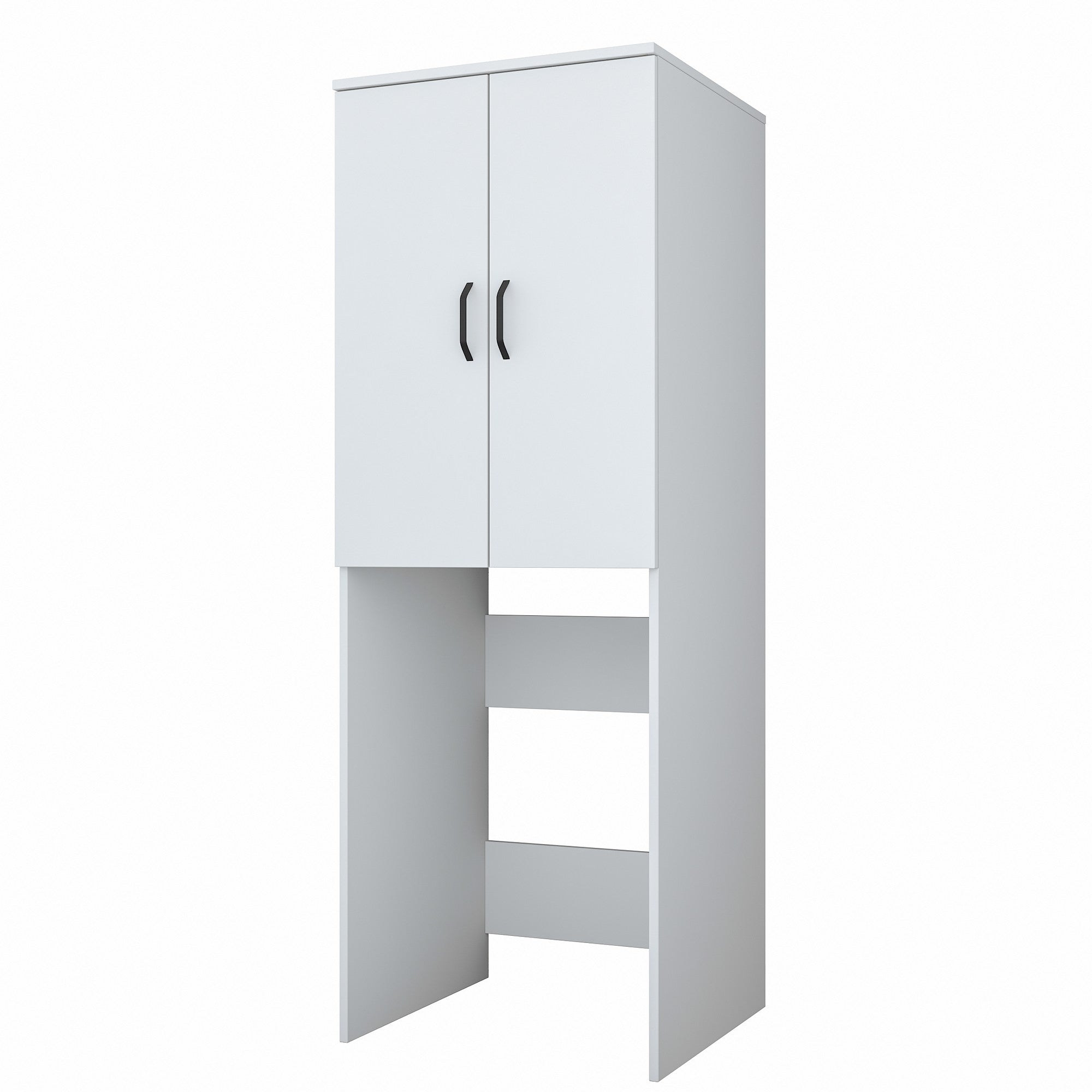 Armário para máquina de lavar – 65 x 181,8 x 62,5 cm – branco – aglomerado