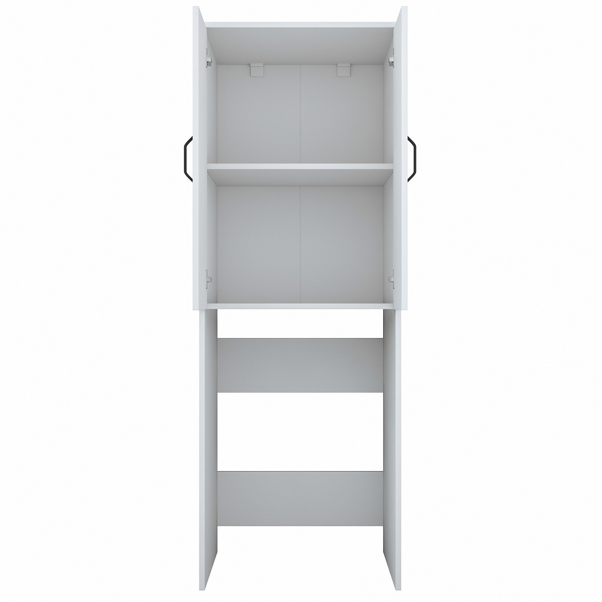 Armário para máquina de lavar – 65 x 181,8 x 62,5 cm – branco – aglomerado