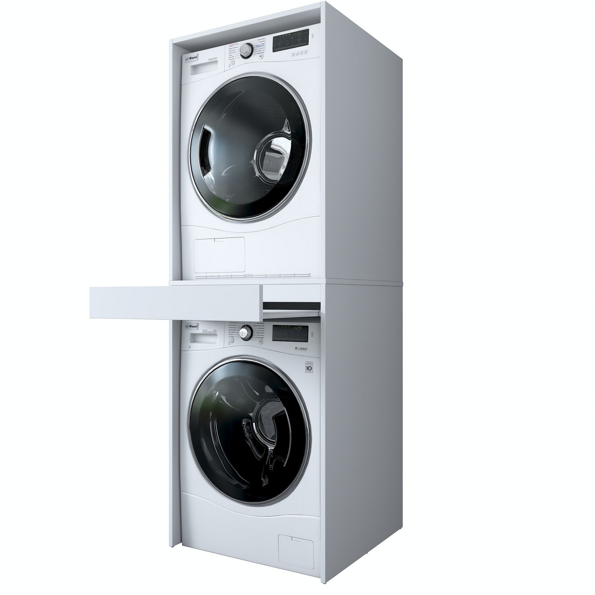 Armário de Banheiro – 66,6 cm x 189 cm x 65 cm – Branco – Aglomerado