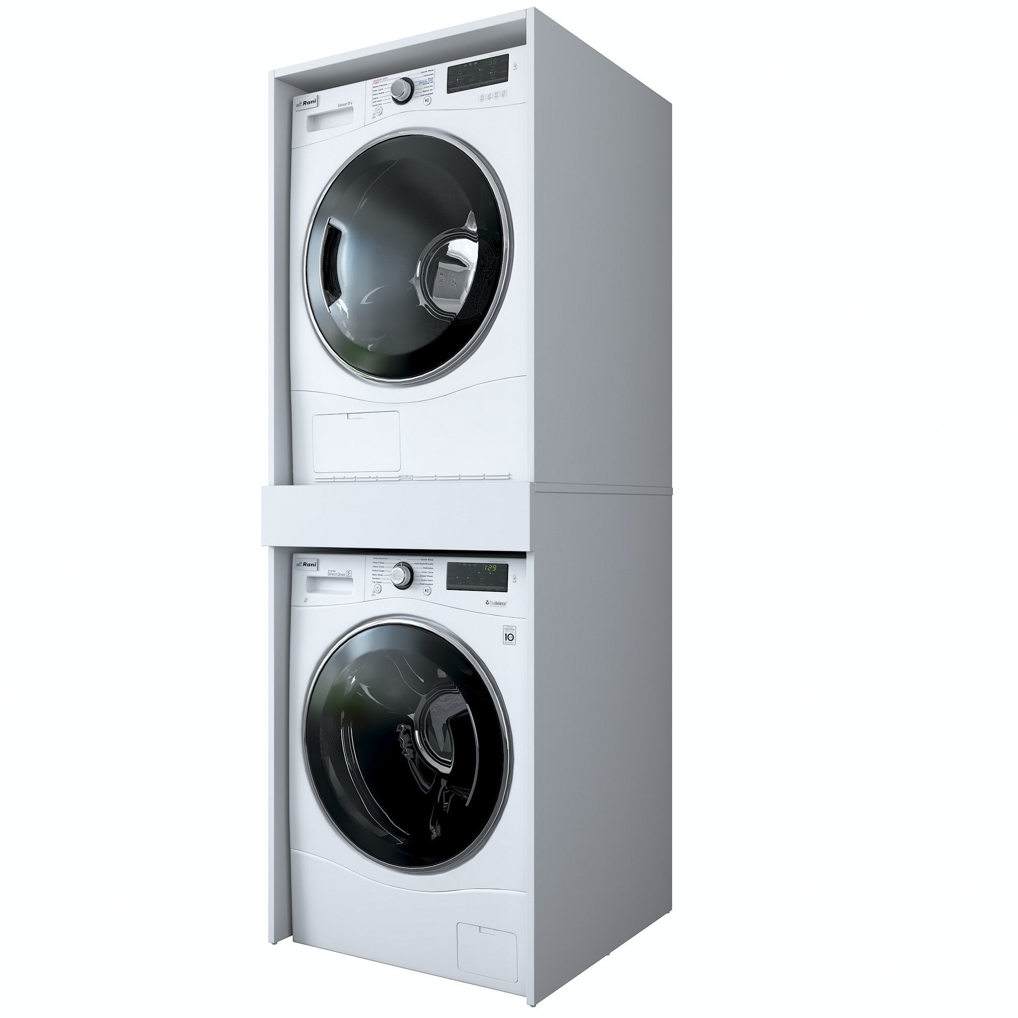 Armário de Banheiro – 66,6 cm x 189 cm x 65 cm – Branco – Aglomerado