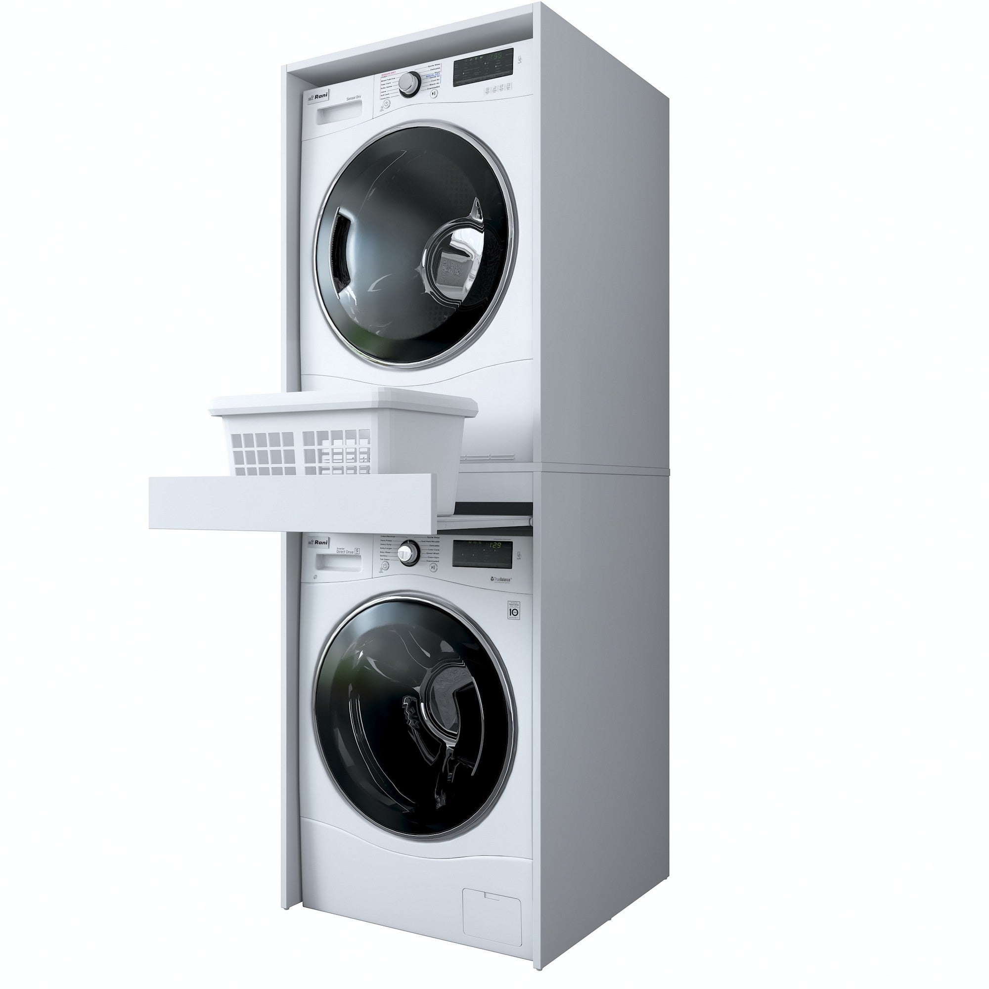 Armário de Banheiro – 66,6 cm x 189 cm x 65 cm – Branco – Aglomerado