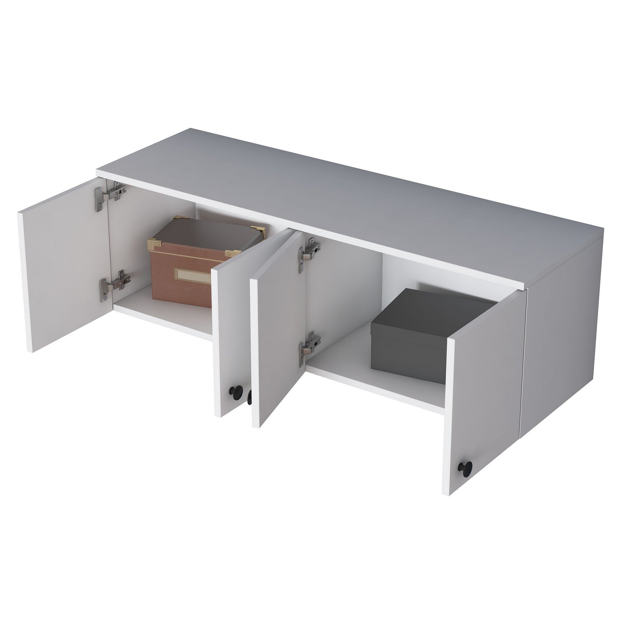 Armário de Parede – 119,6 cm x 43,6 cm x 37,5 cm – Branco – Aglomerado