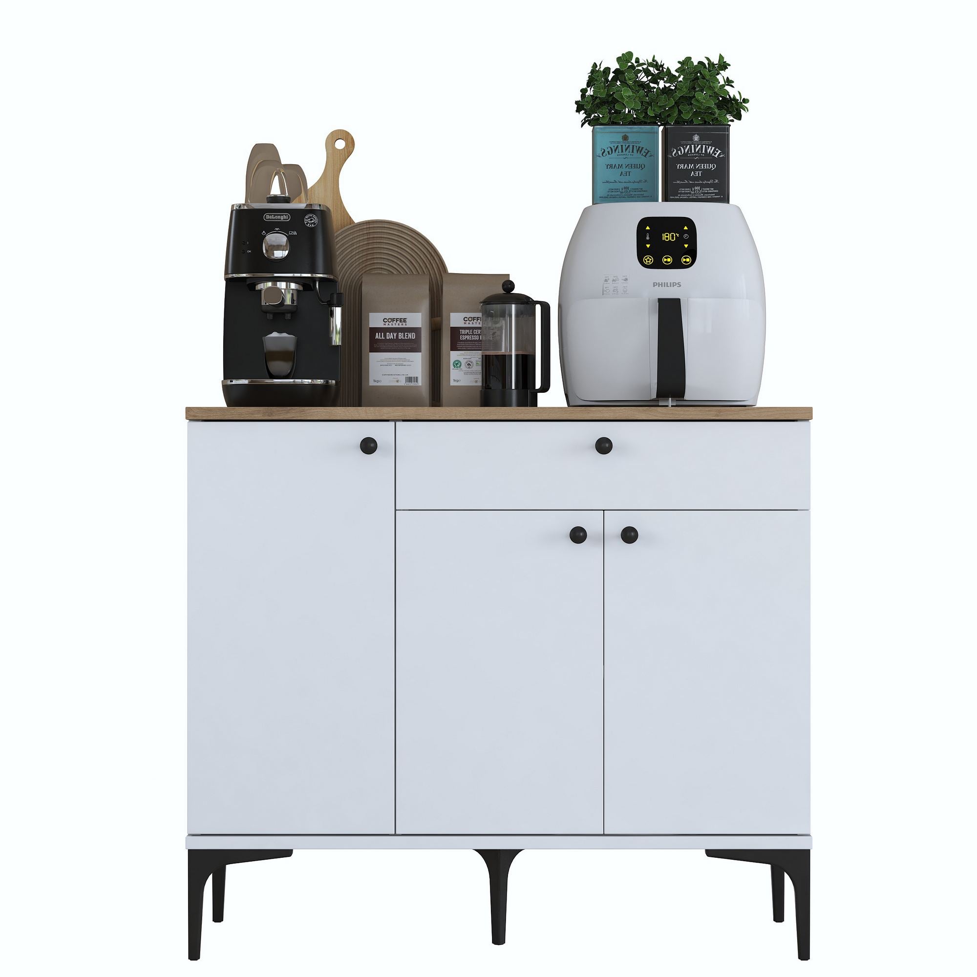 Suporte para café-JE194-Nogueira
Branco