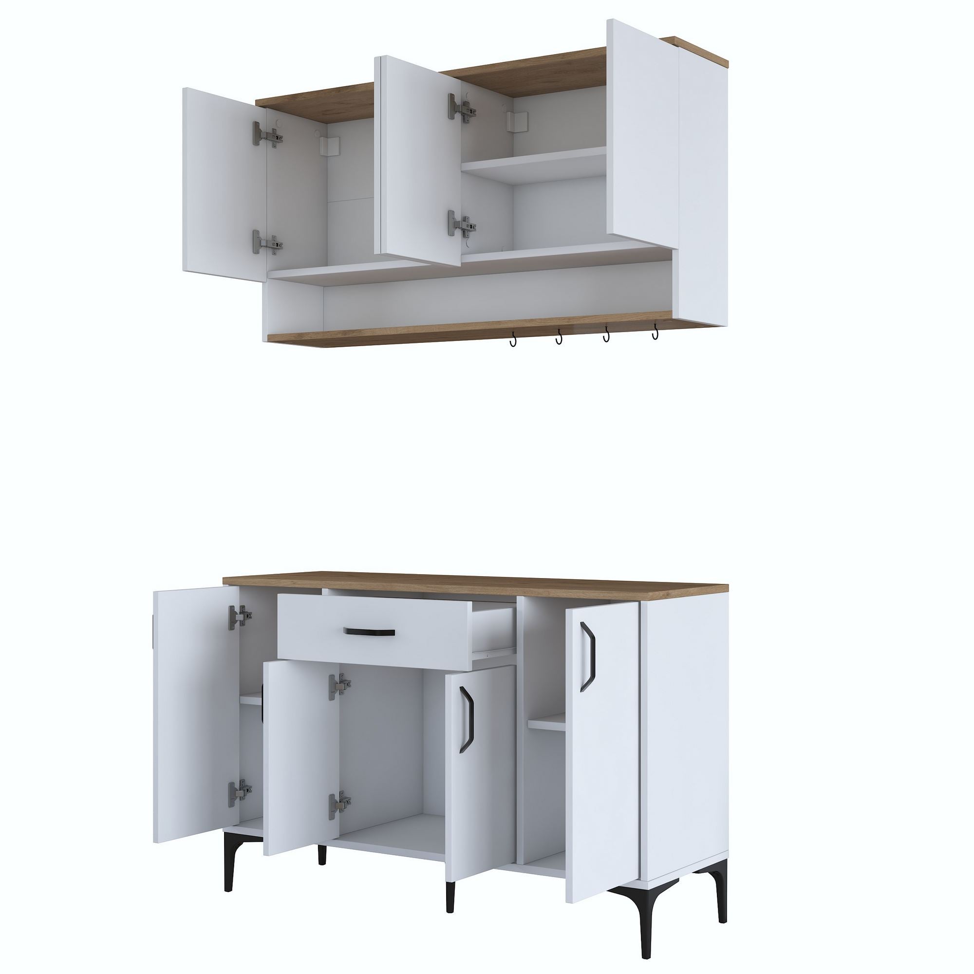 Suporte para café-JE203-Nogueira
Branco