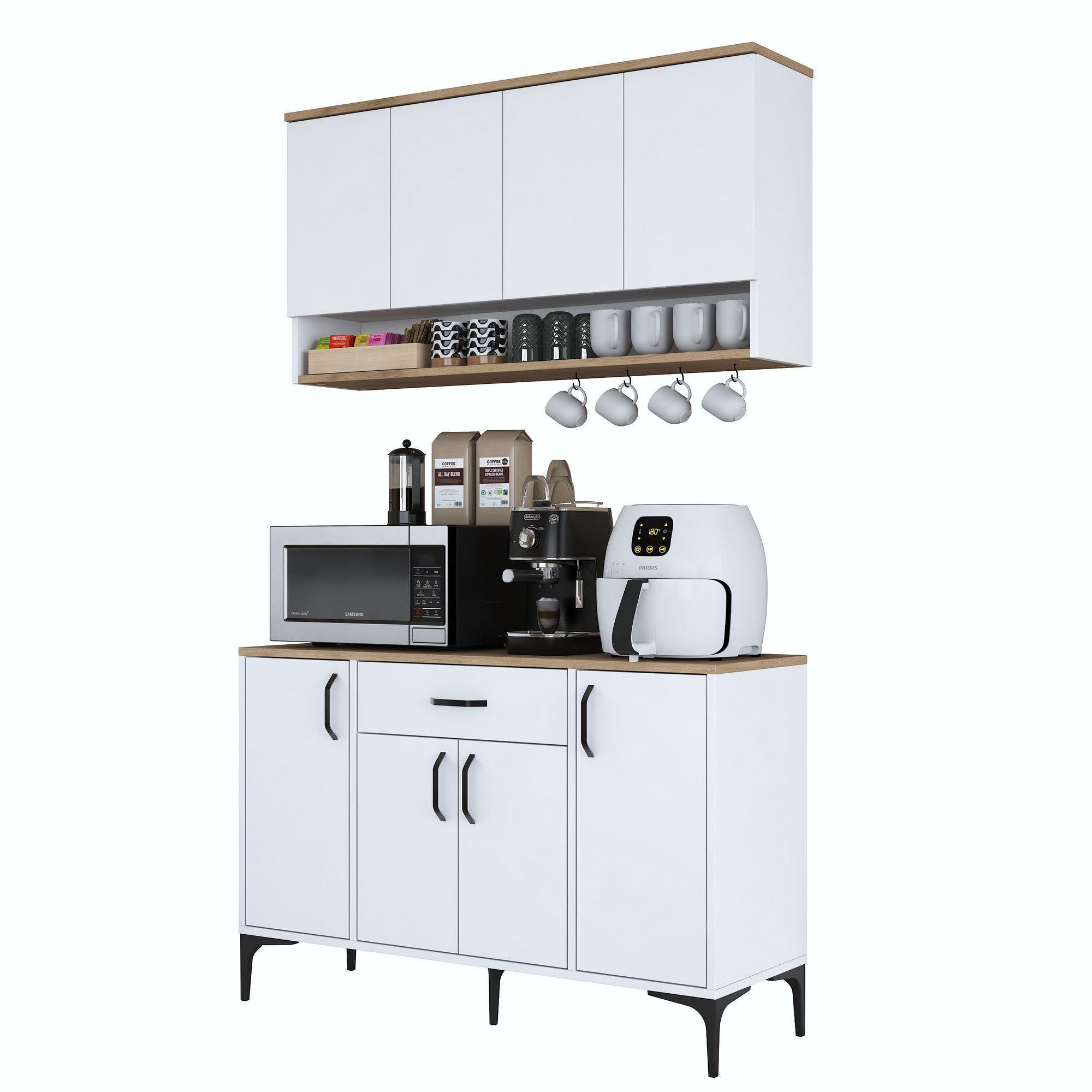 Suporte para café-JE203-Nogueira
Branco