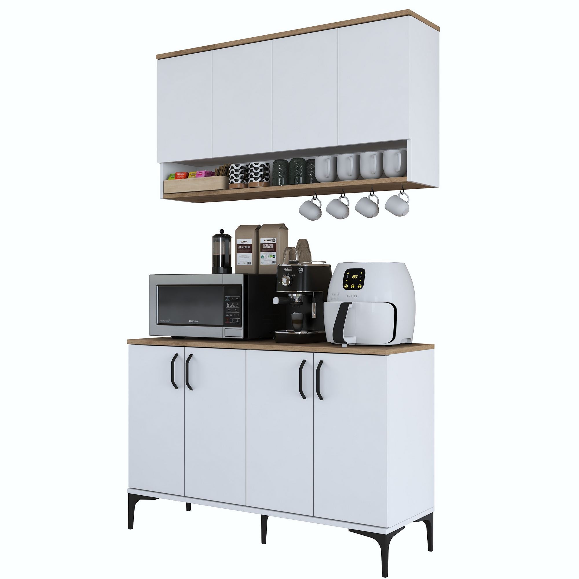 Suporte para café-JE204-Nogueira
Branco
