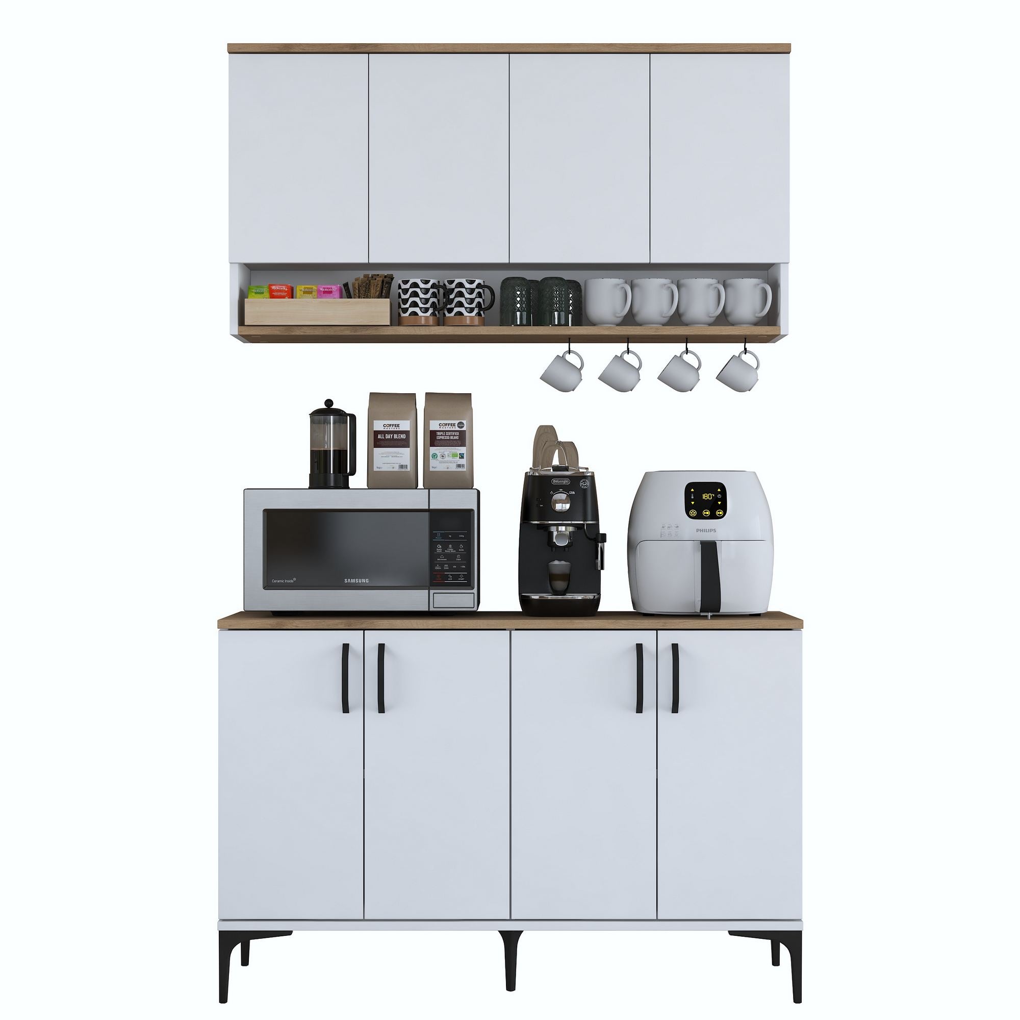 Suporte para café-JE204-Nogueira
Branco