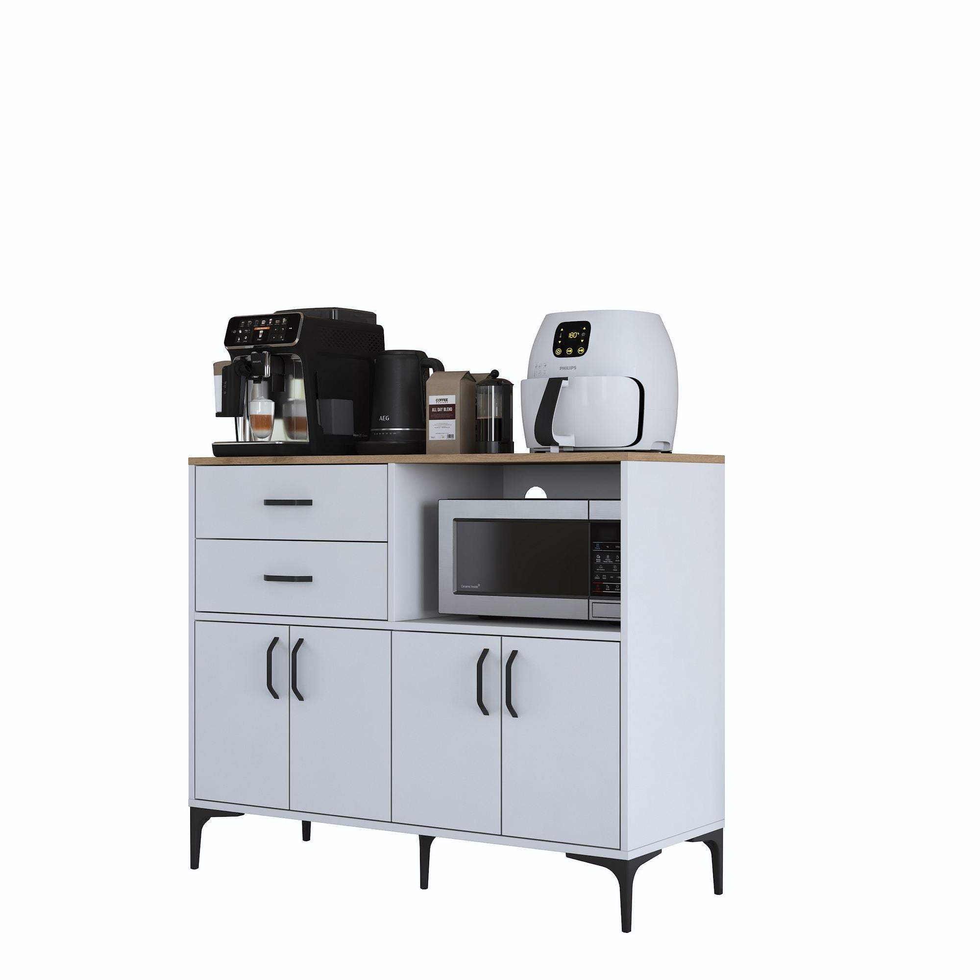Suporte para café-JE206-Nogueira
Branco