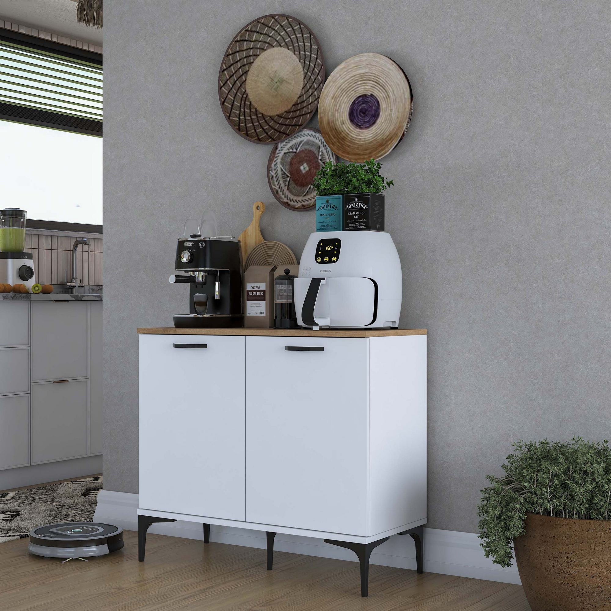 Suporte para café-JE190-Nogueira
Branco