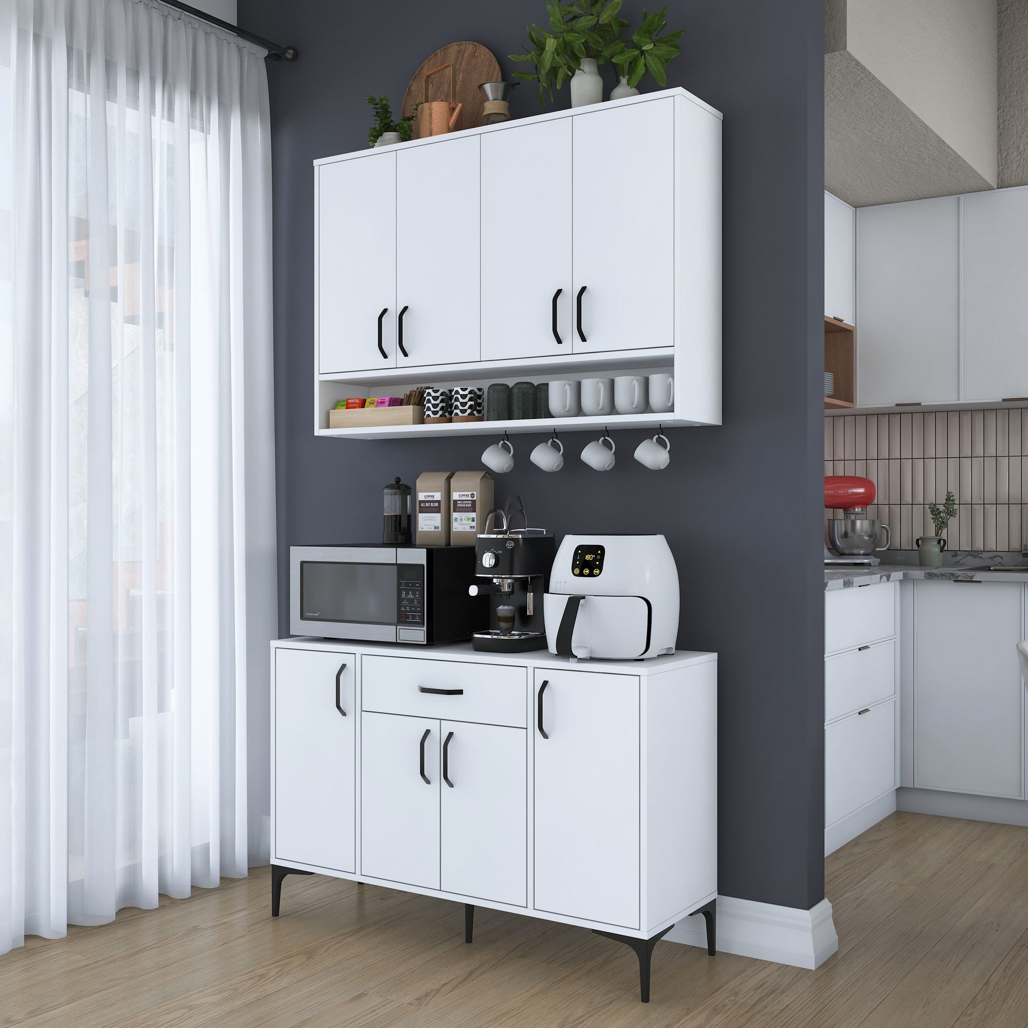 Suporte para café-JE205-Branco