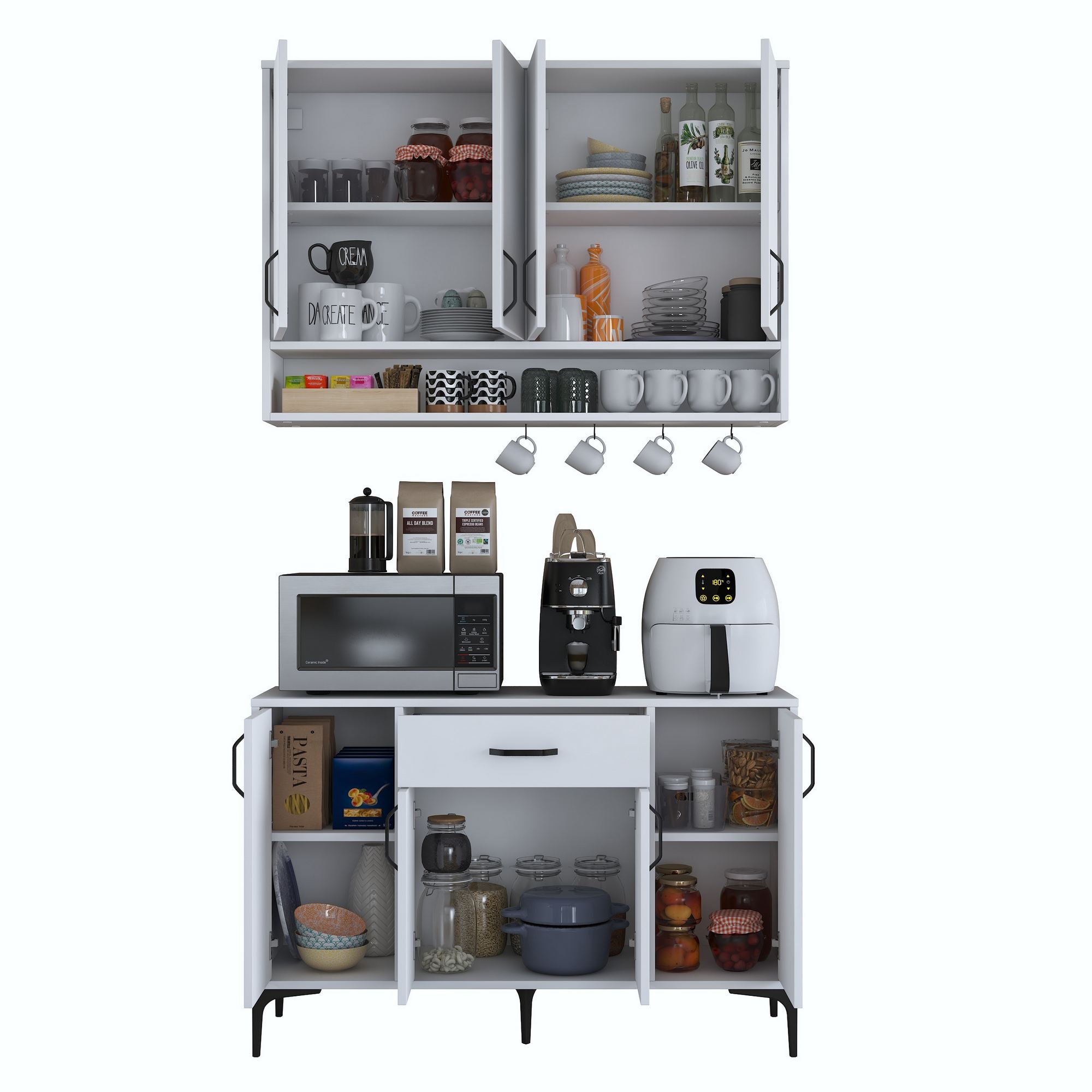 Suporte para café-JE205-Branco