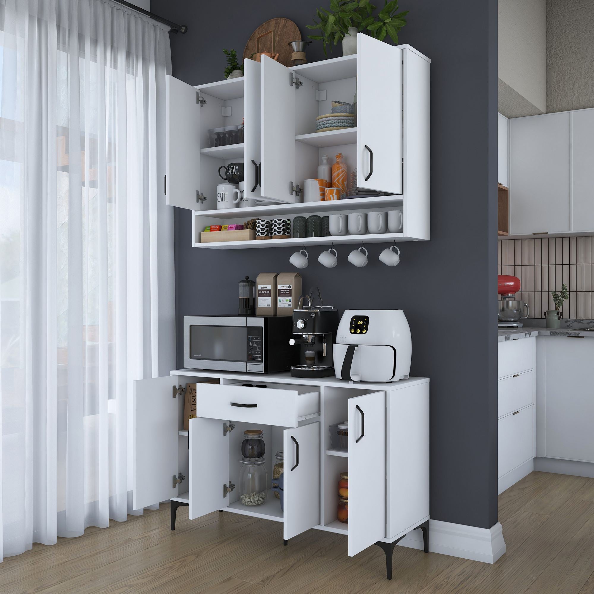 Suporte para café-JE205-Branco