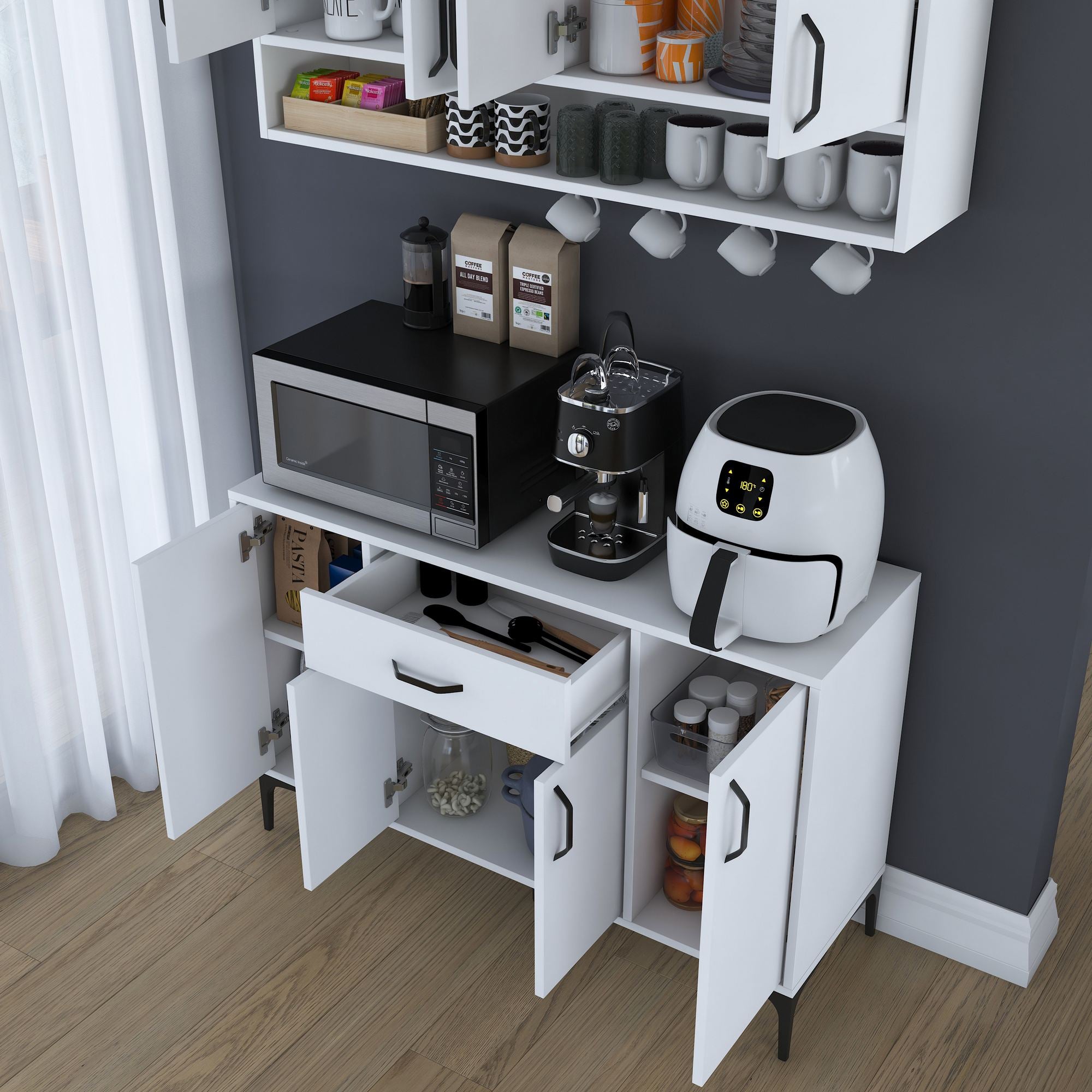 Suporte para café-JE205-Branco