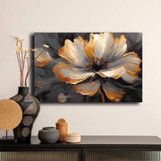 Quadro Decorativo em Tela Multicolor 45x70cm com Moldura de Pinho - Arte Premium para Decoração de Interiores