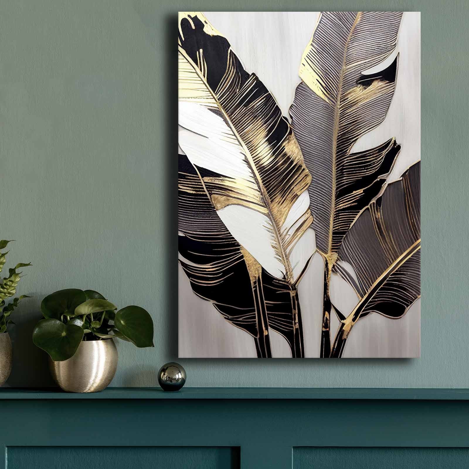 Pintura decorativa em tela – 70 x 100 cm – madeira de pinho