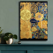 Pintura decorativa em tela – 70 x 100 cm – moldura 100% madeira de pinho