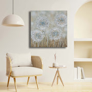 Quadro Decorativo em Tela Multicolor 69x69cm - Moldura Madeira de Pinho - Canvas Premium 2,8mm