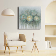 Quadro Decorativo em Tela Multicolor 69x69cm - Moldura Madeira de Pinho - Canvas Premium 2,8mm