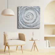 Quadro Decorativo em Tela Multicolor 69x69cm - Moldura Madeira de Pinho - Canvas Premium 2,8mm